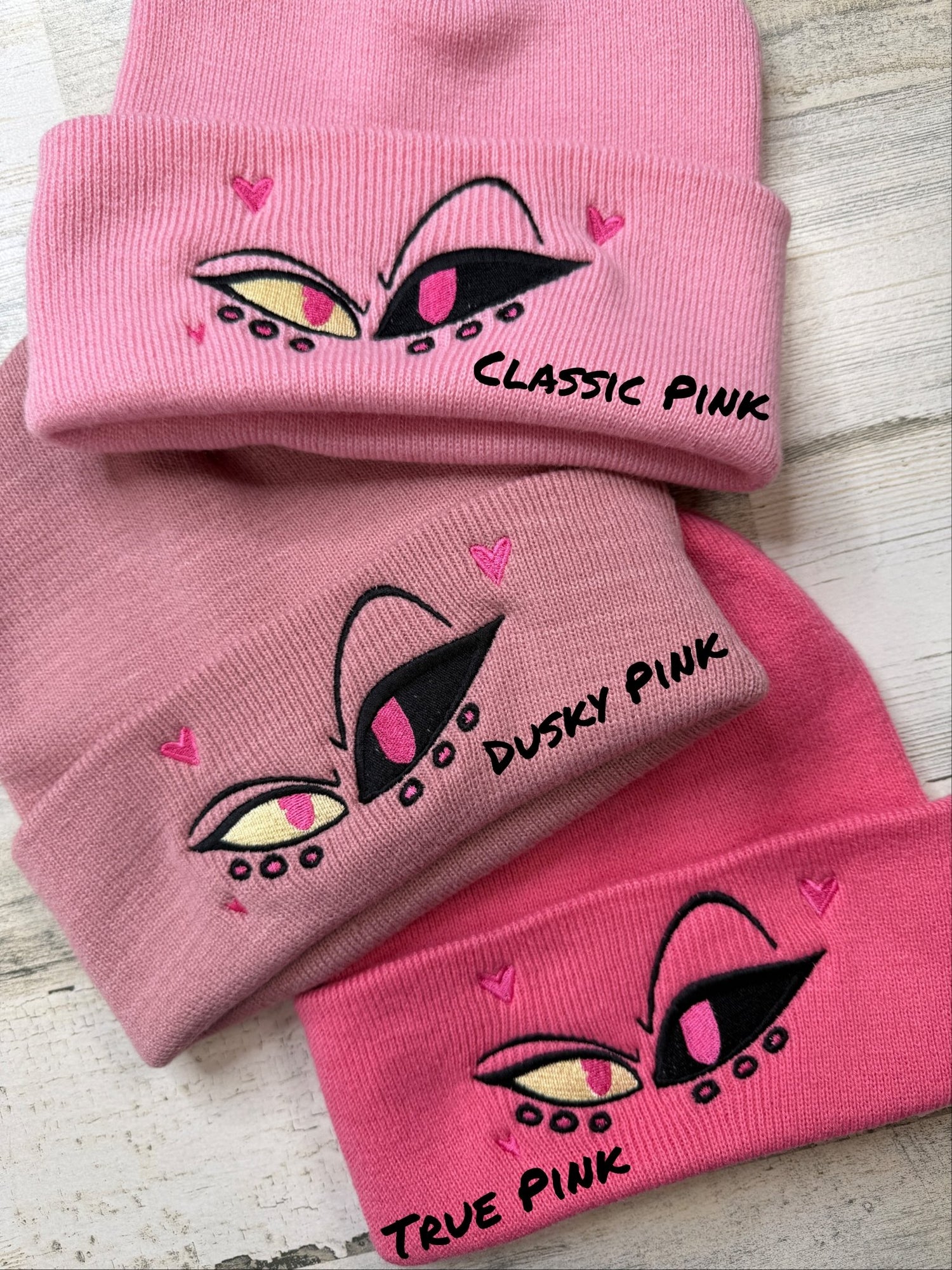 Angel Eyes Embroidered Beanie - DefiantThreads