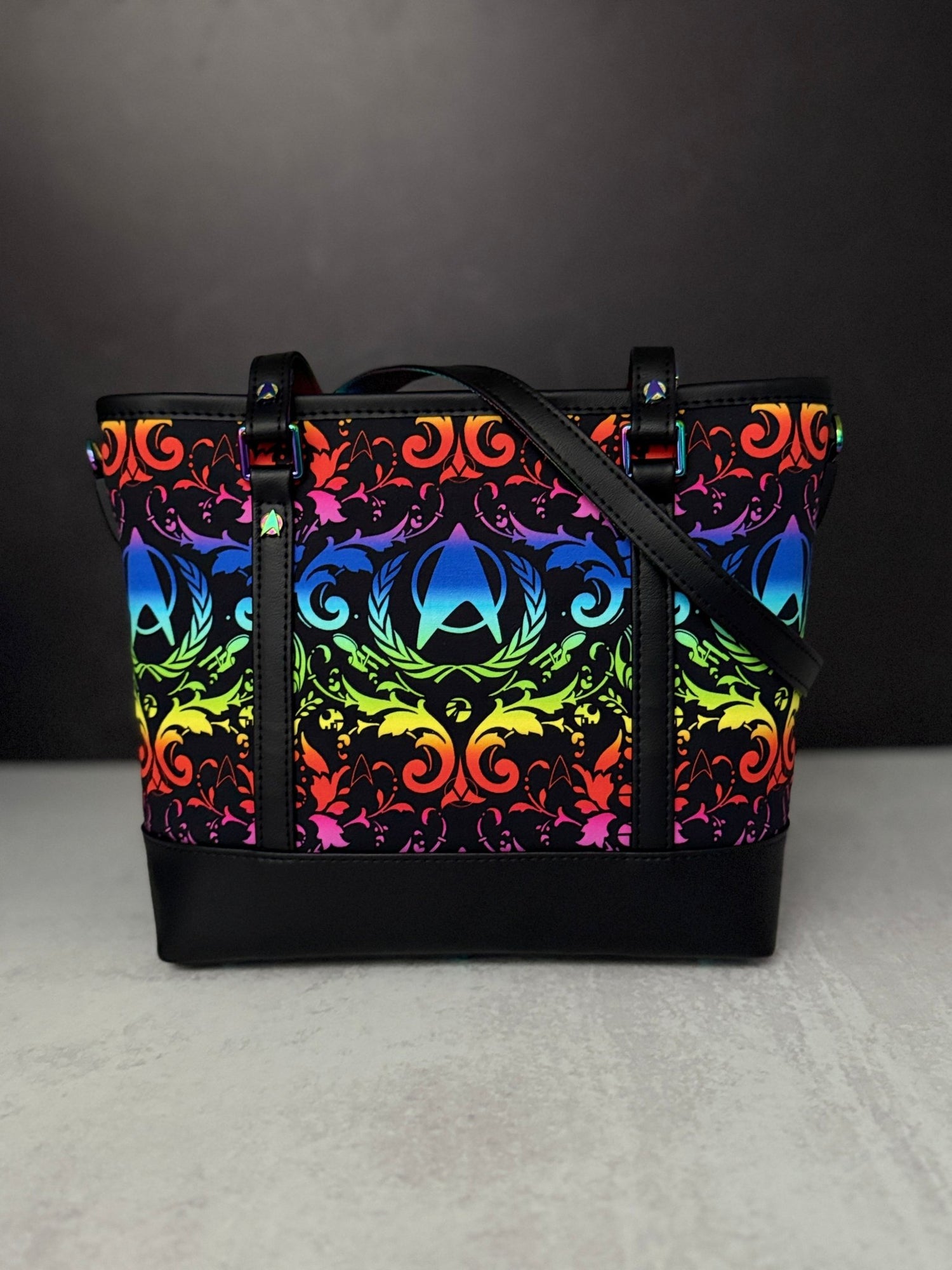 Rainbow Final Frontier Tote Bag - DefiantThreads