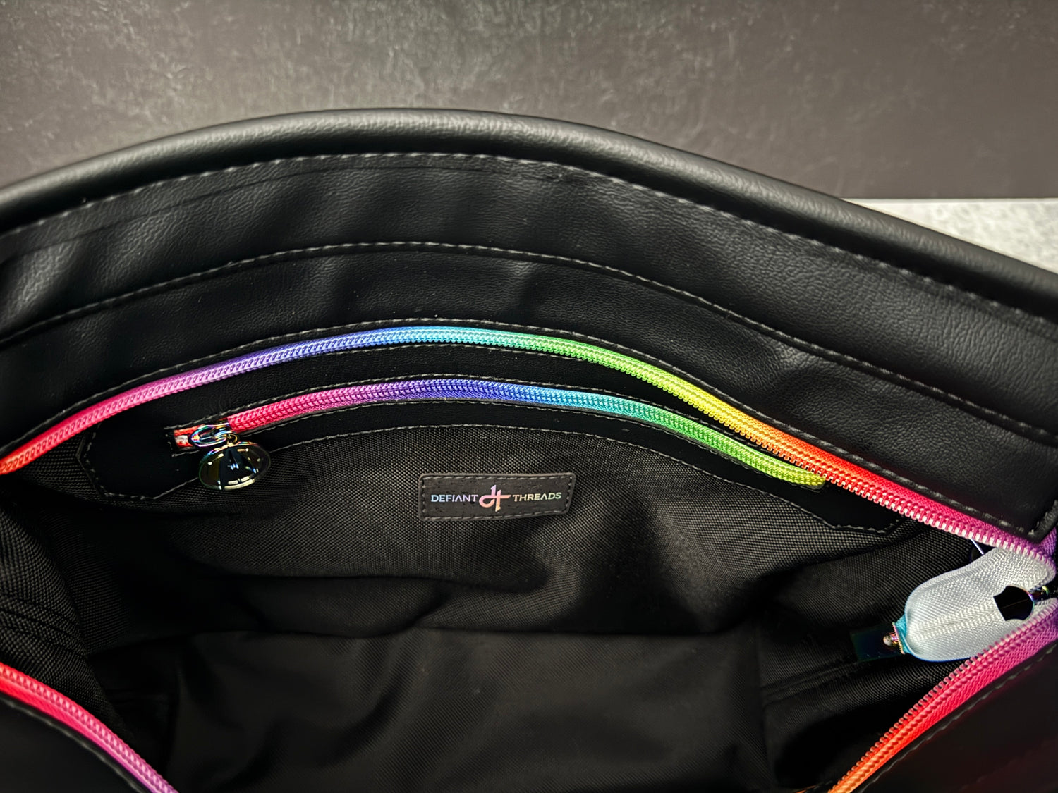 Rainbow Final Frontier Tote Bag