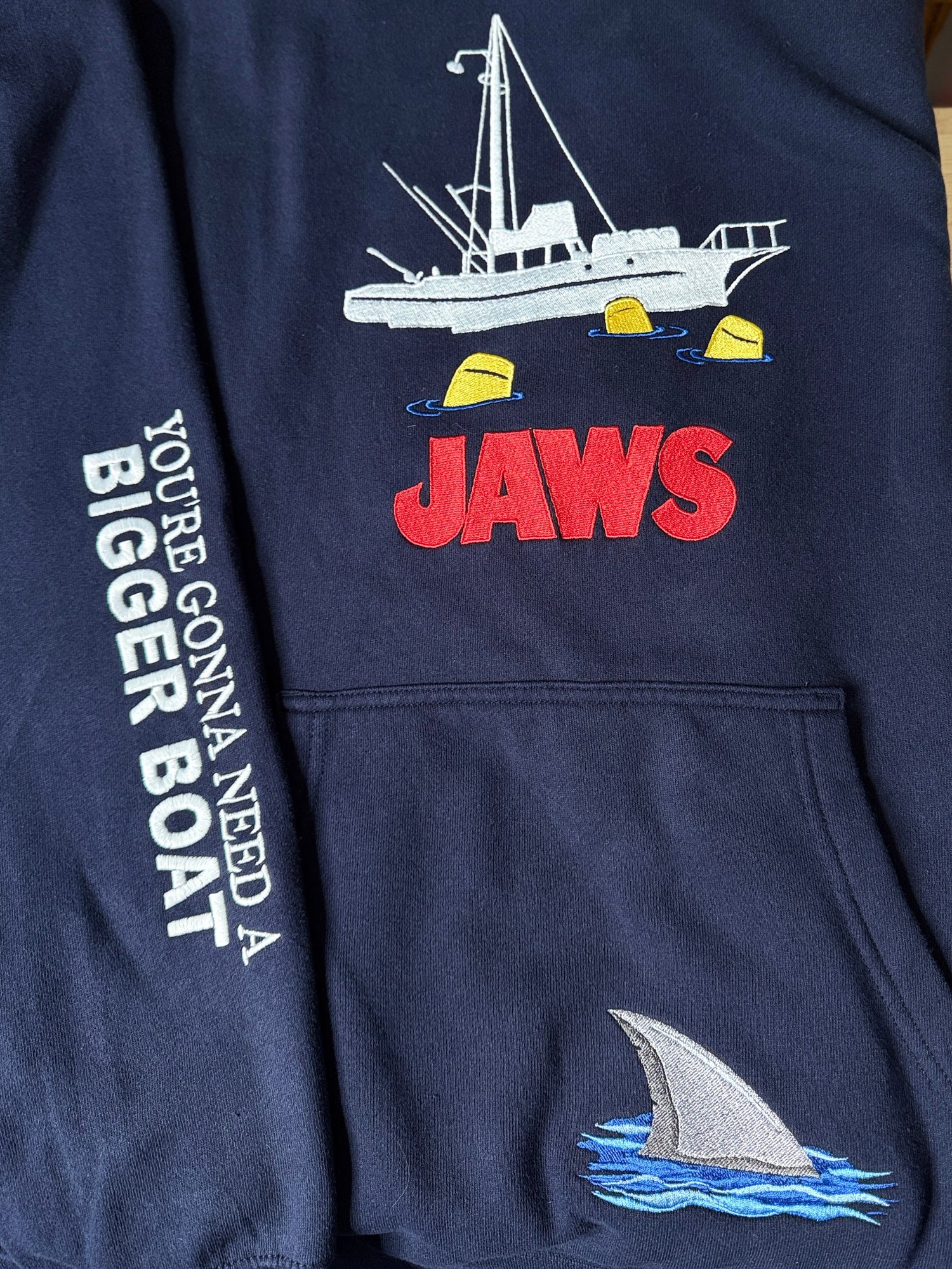 Three Barrels Embroidered Sweatshirt