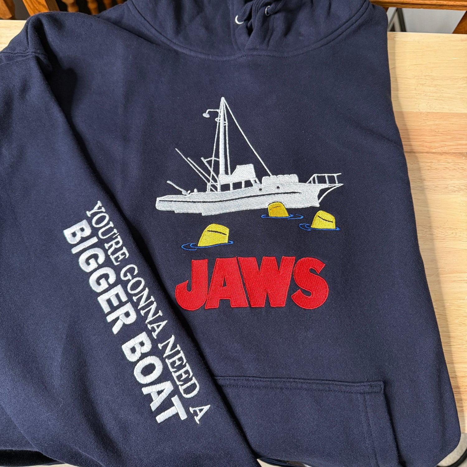 Three Barrels Embroidered Sweatshirt