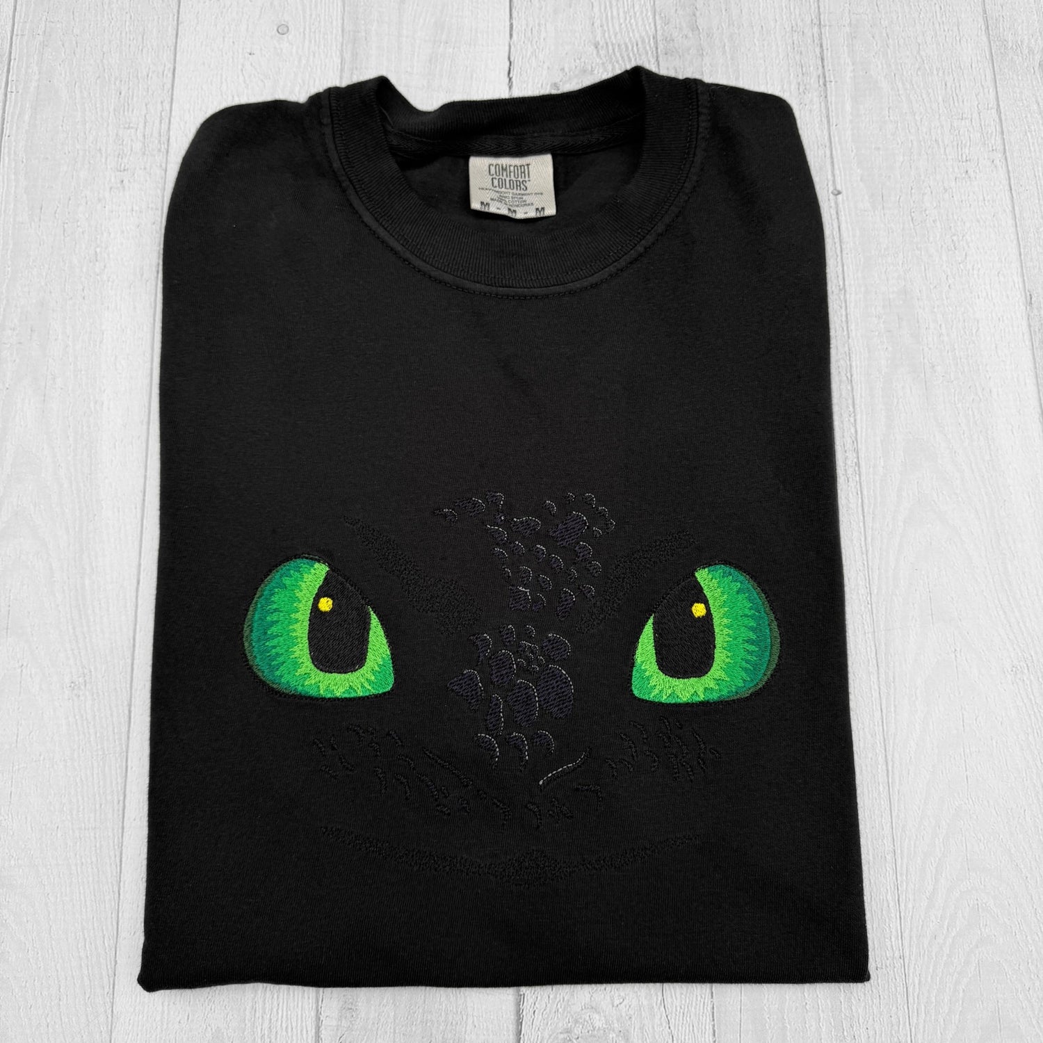 Night Fury Embroidered Tee - DefiantThreads
