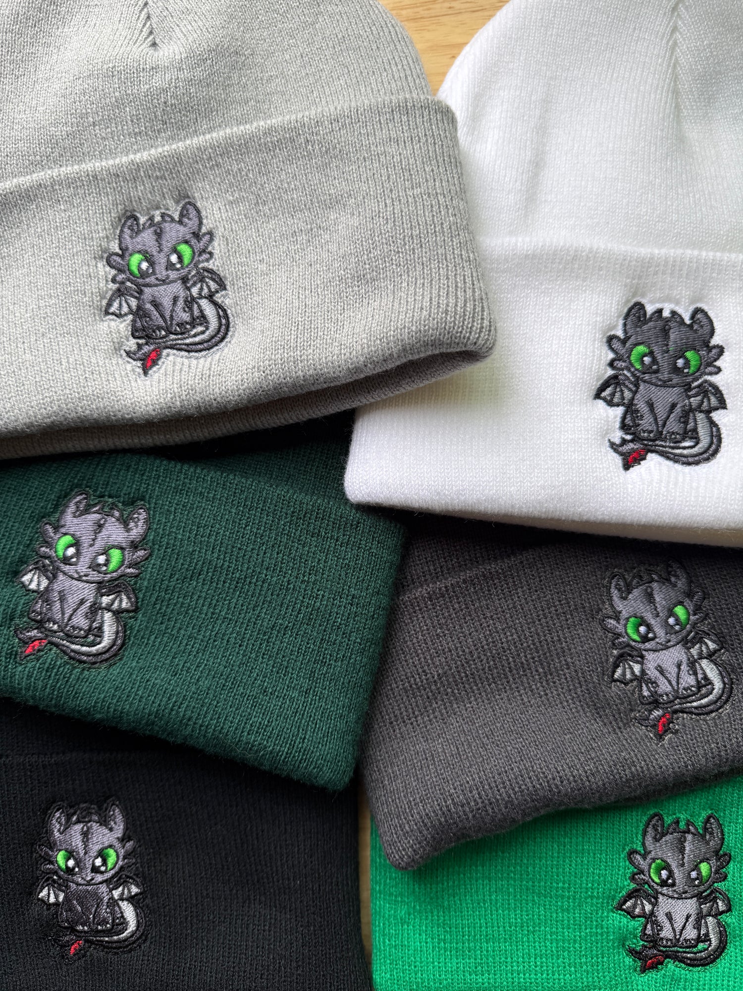 Night Fury Embroidered Beanie