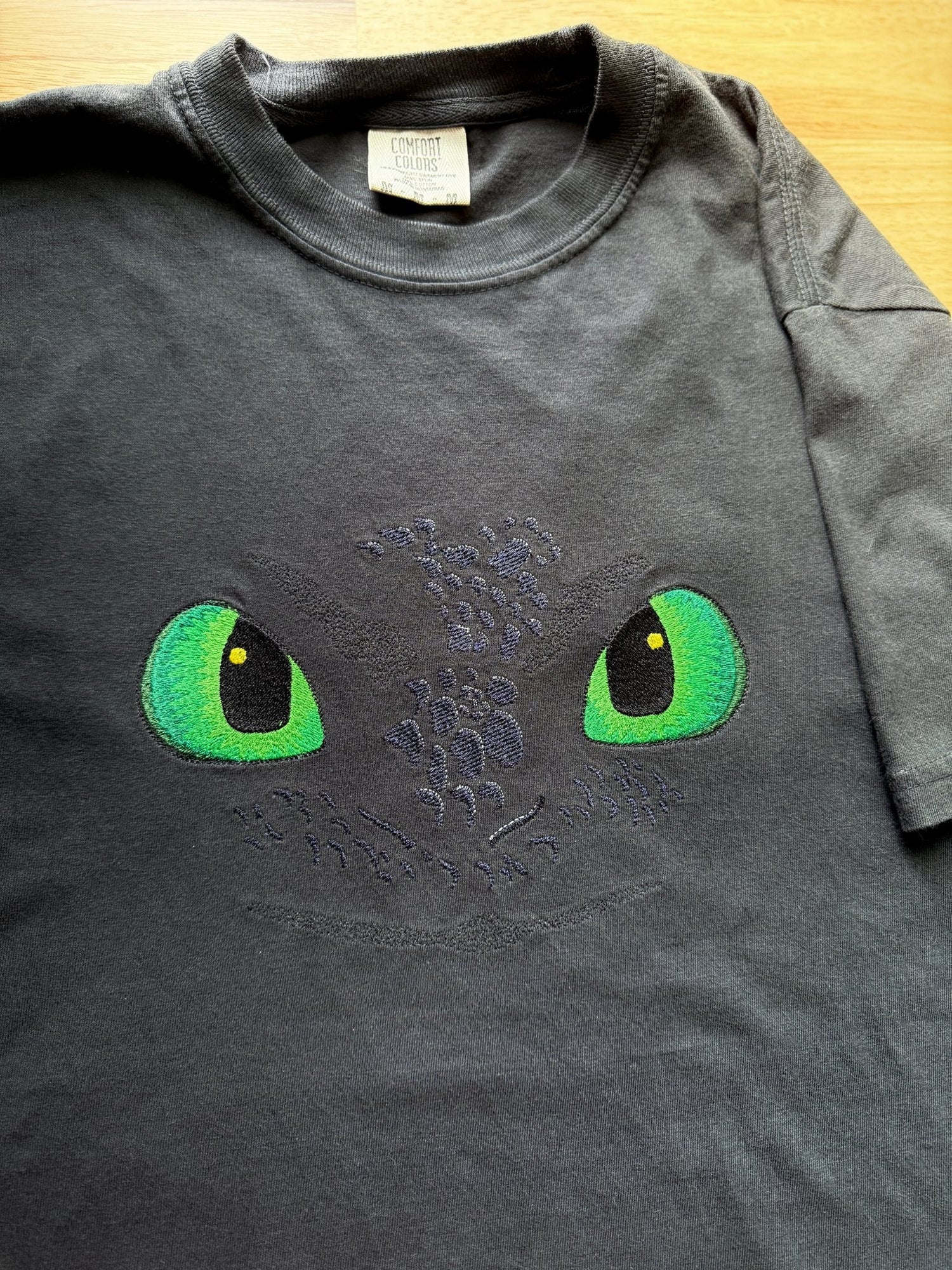 Night Fury Embroidered Tee - DefiantThreads