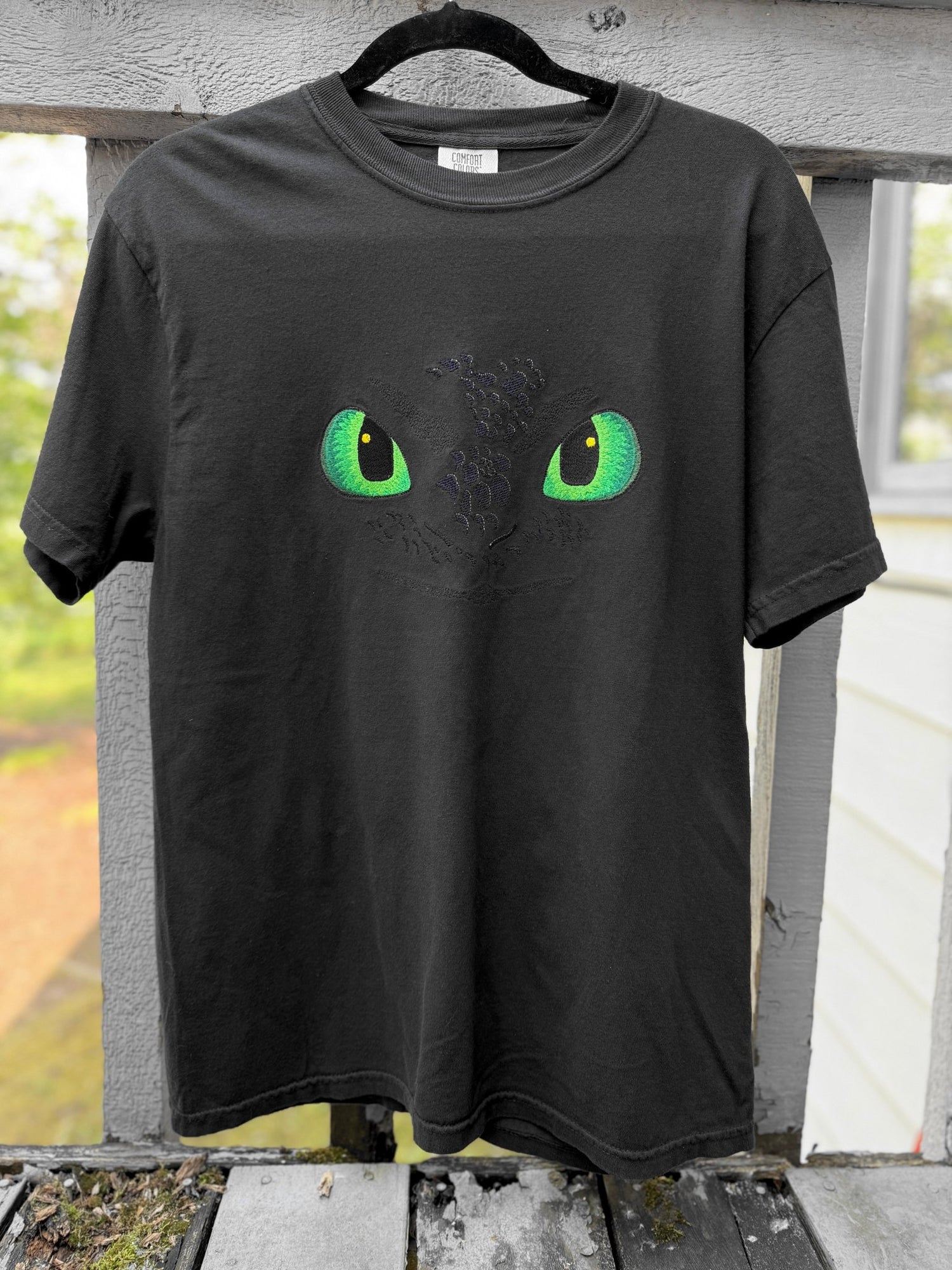 Night Fury Embroidered Tee - DefiantThreads