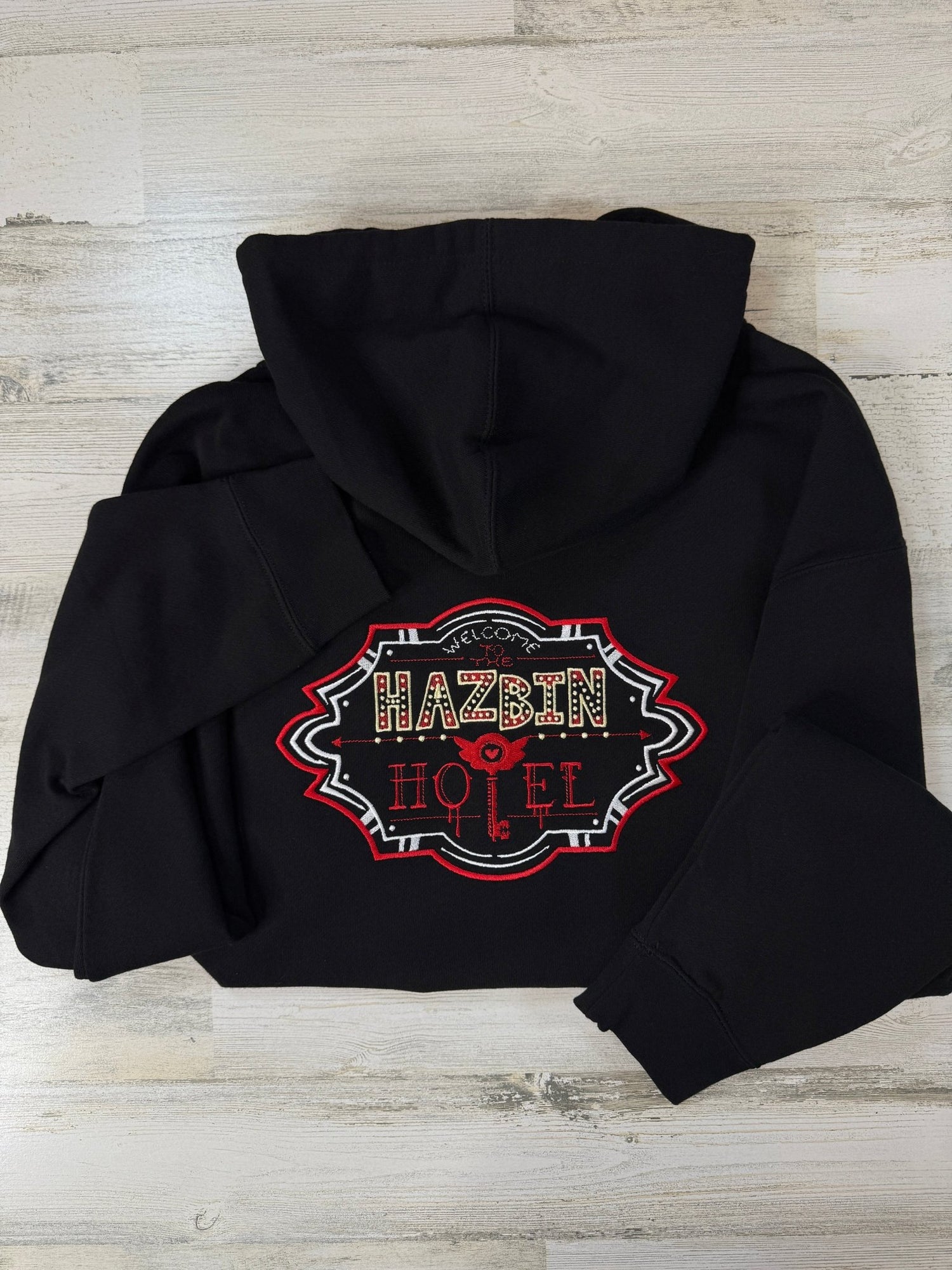 Alastor Embroidered Full - Zip Sweatshirt - DefiantThreads