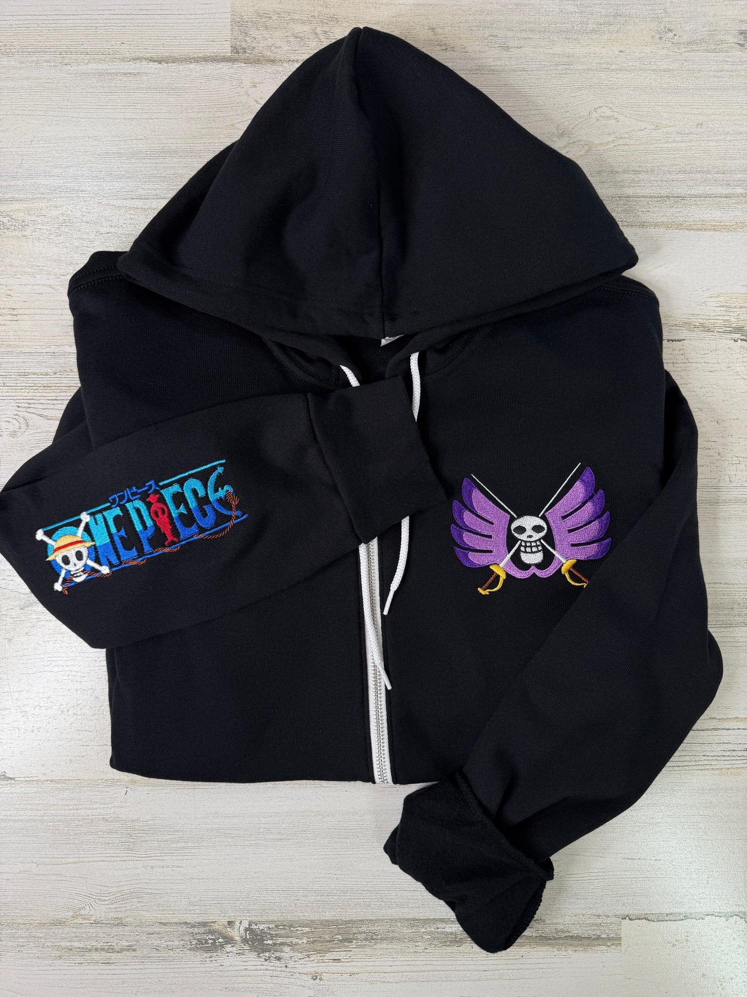 Pirates Baroque Embroidered Full-Zip Sweatshirt