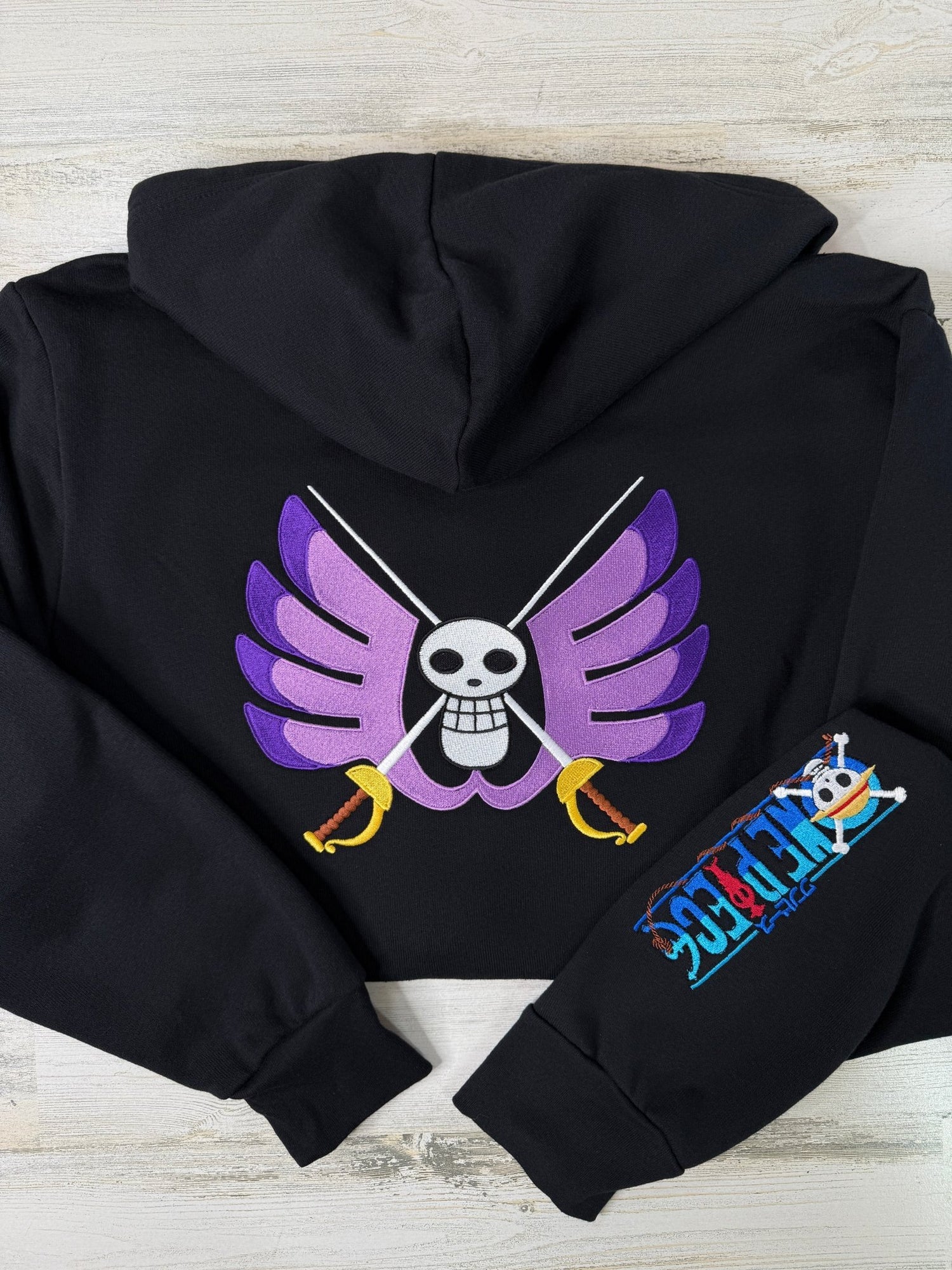 Pirates Baroque Embroidered Full - Zip Sweatshirt - DefiantThreads