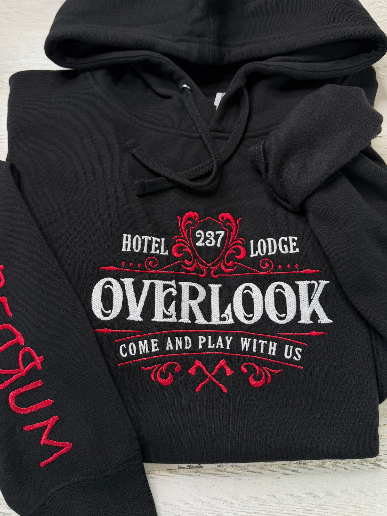 Overlook Come Play with Us Embroidered Sweatshirt