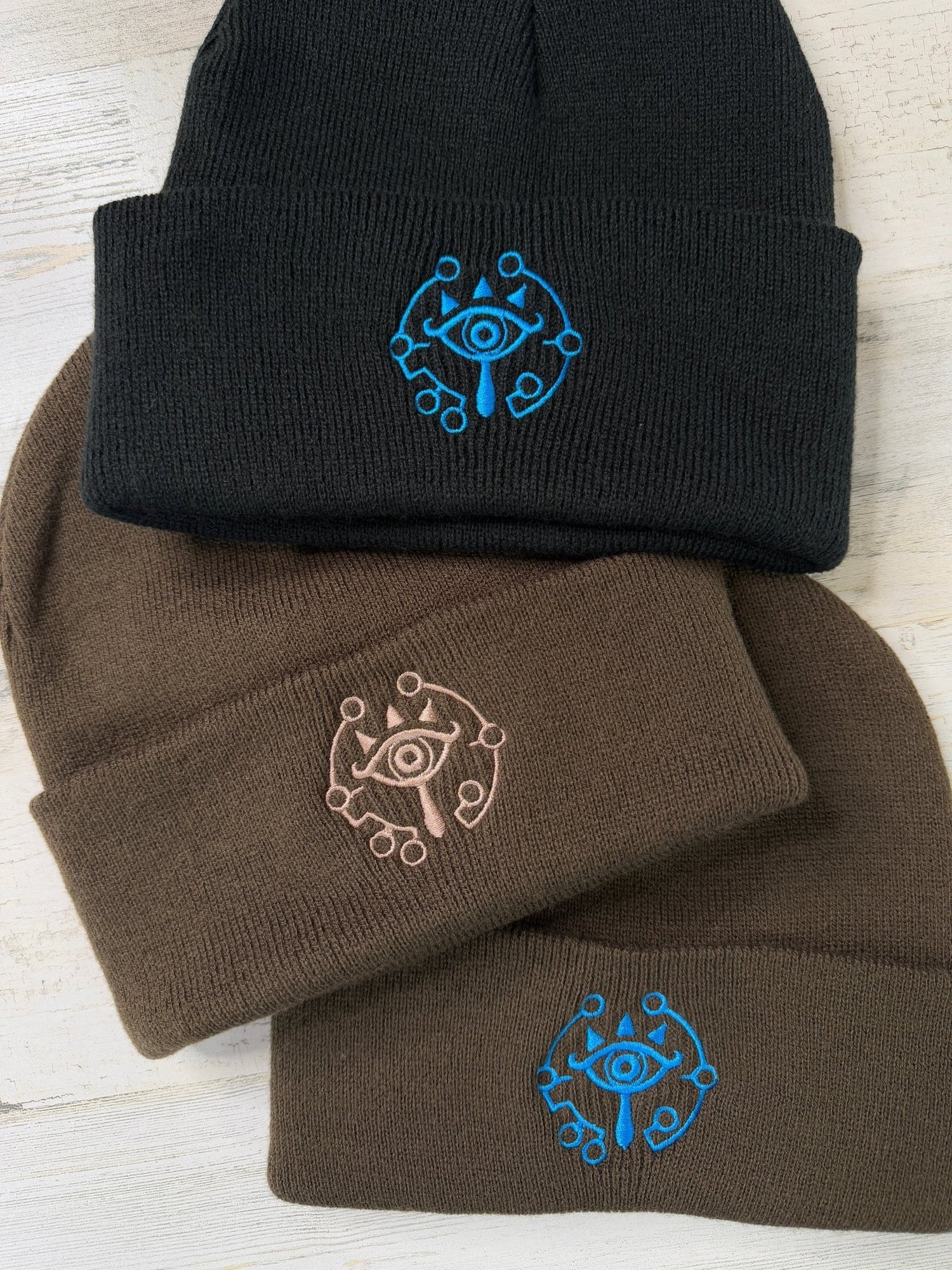 Sheikah Eye Embroidered Beanie - DefiantThreads