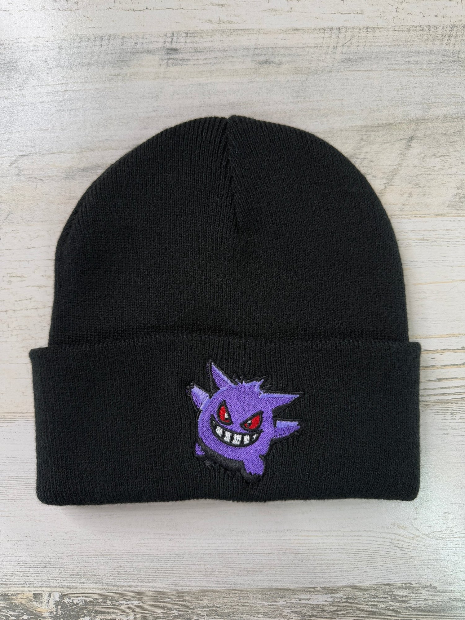 Ghost Type Embroidered Beanie - DefiantThreads