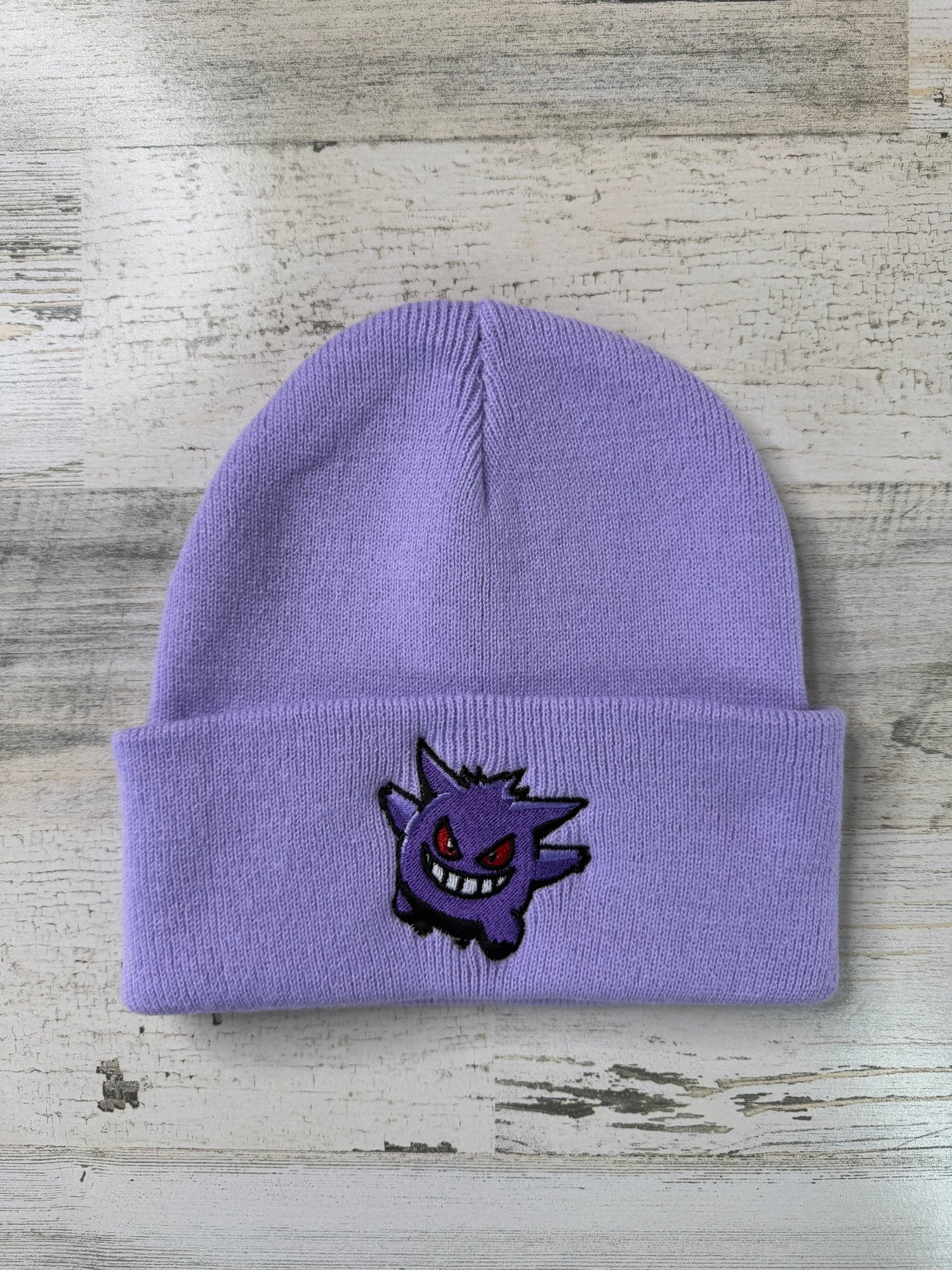 Ghost Type Embroidered Beanie - DefiantThreads