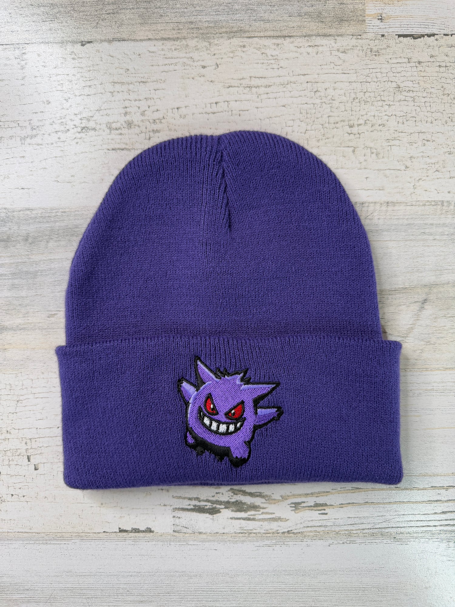 Ghost Type Embroidered Beanie
