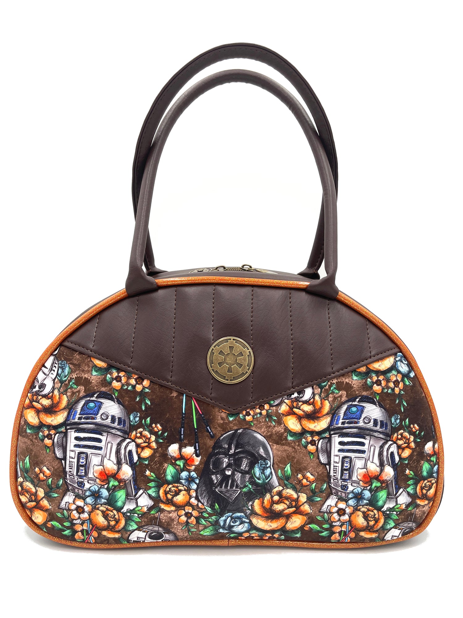 Floral Wars Bowler Bag