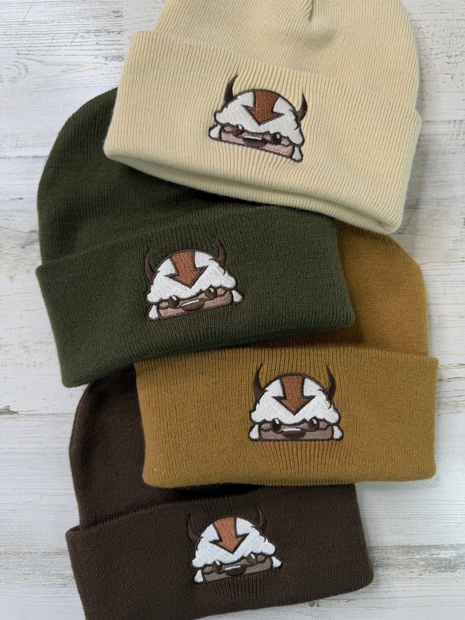 Sky Bison Embroidered Beanie - DefiantThreads