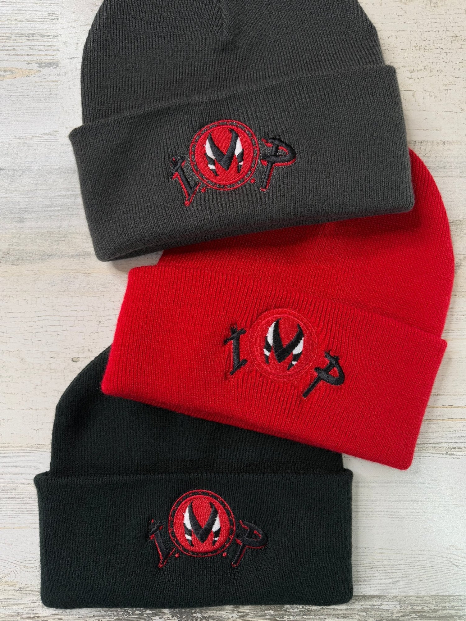 IMP Embroidered Beanie - DefiantThreads