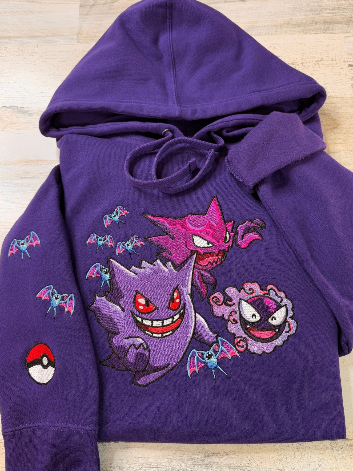 Ghostly Trio Embroidered Sweatshirt - DefiantThreads