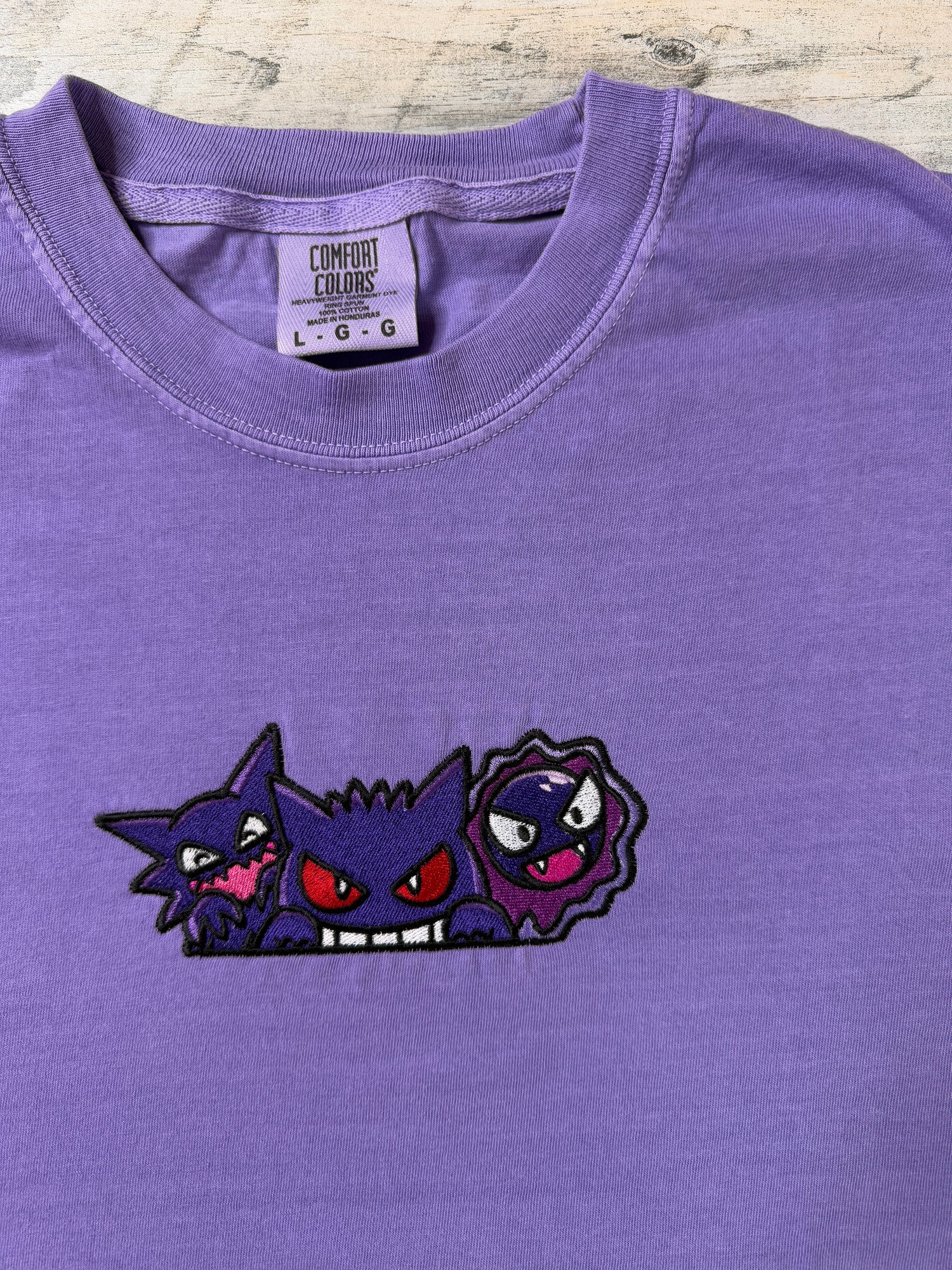 Ghostly Trio Embroidered Tee