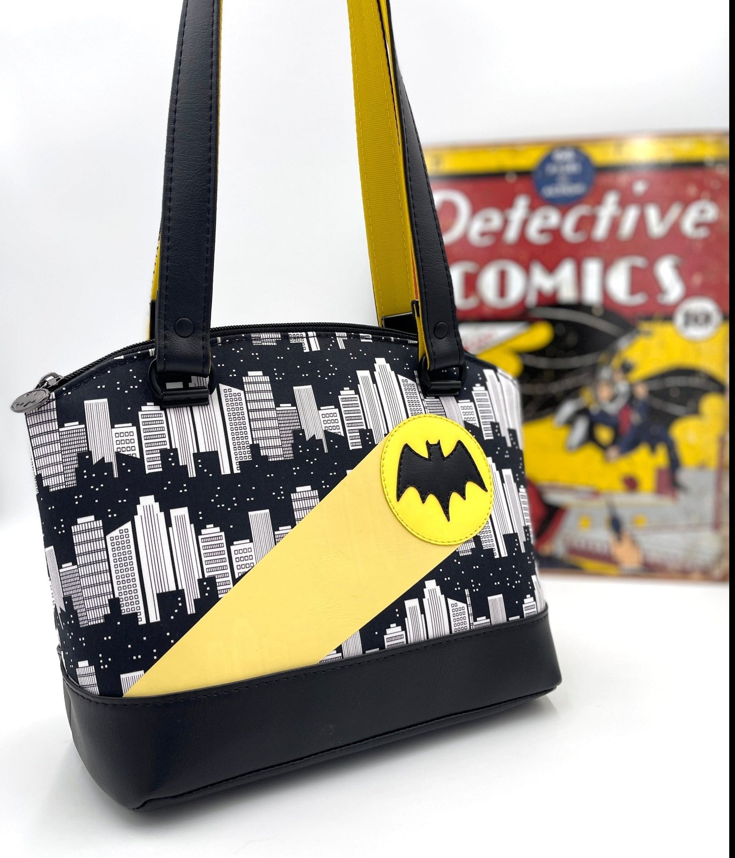 Bat Signal Domed Handbag - DefiantThreads