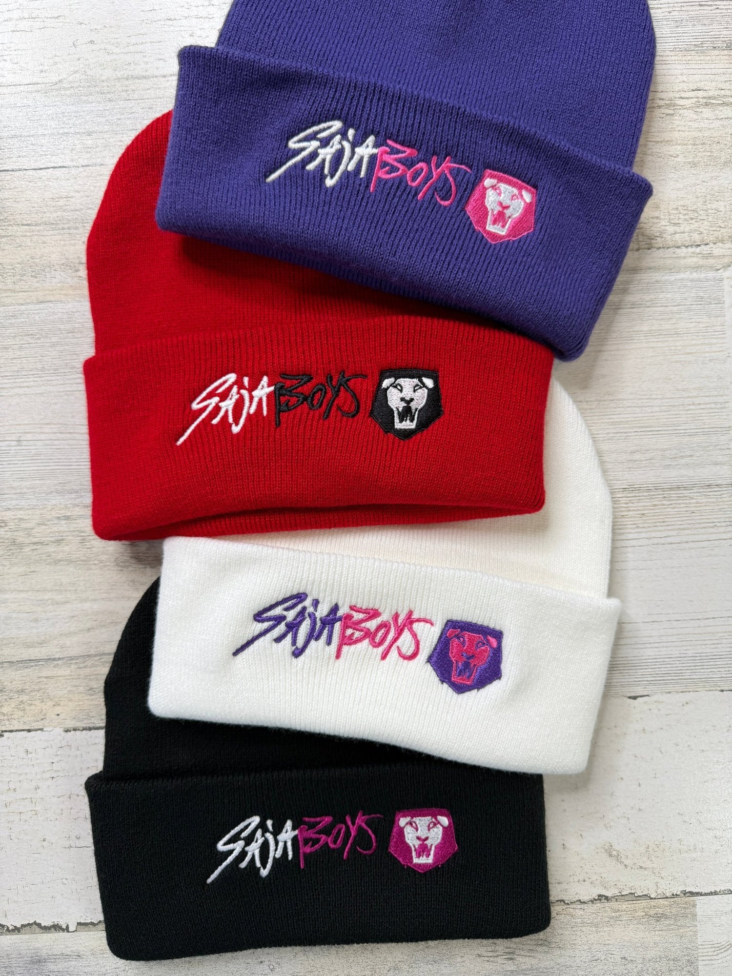 Demon Boy Band Embroidered Beanie - DefiantThreads