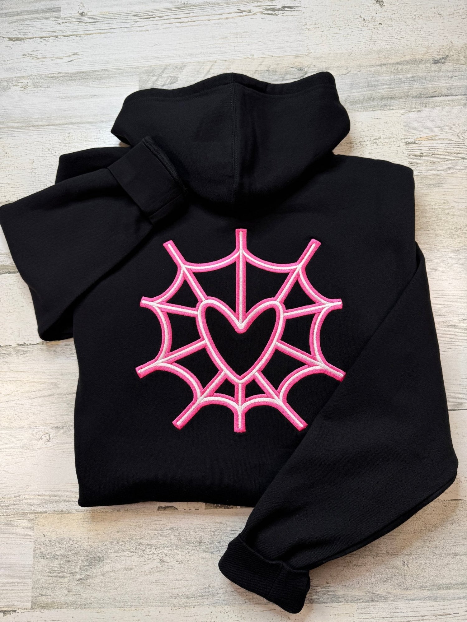 Angel Embroidered Full - Zip Sweatshirt - DefiantThreads