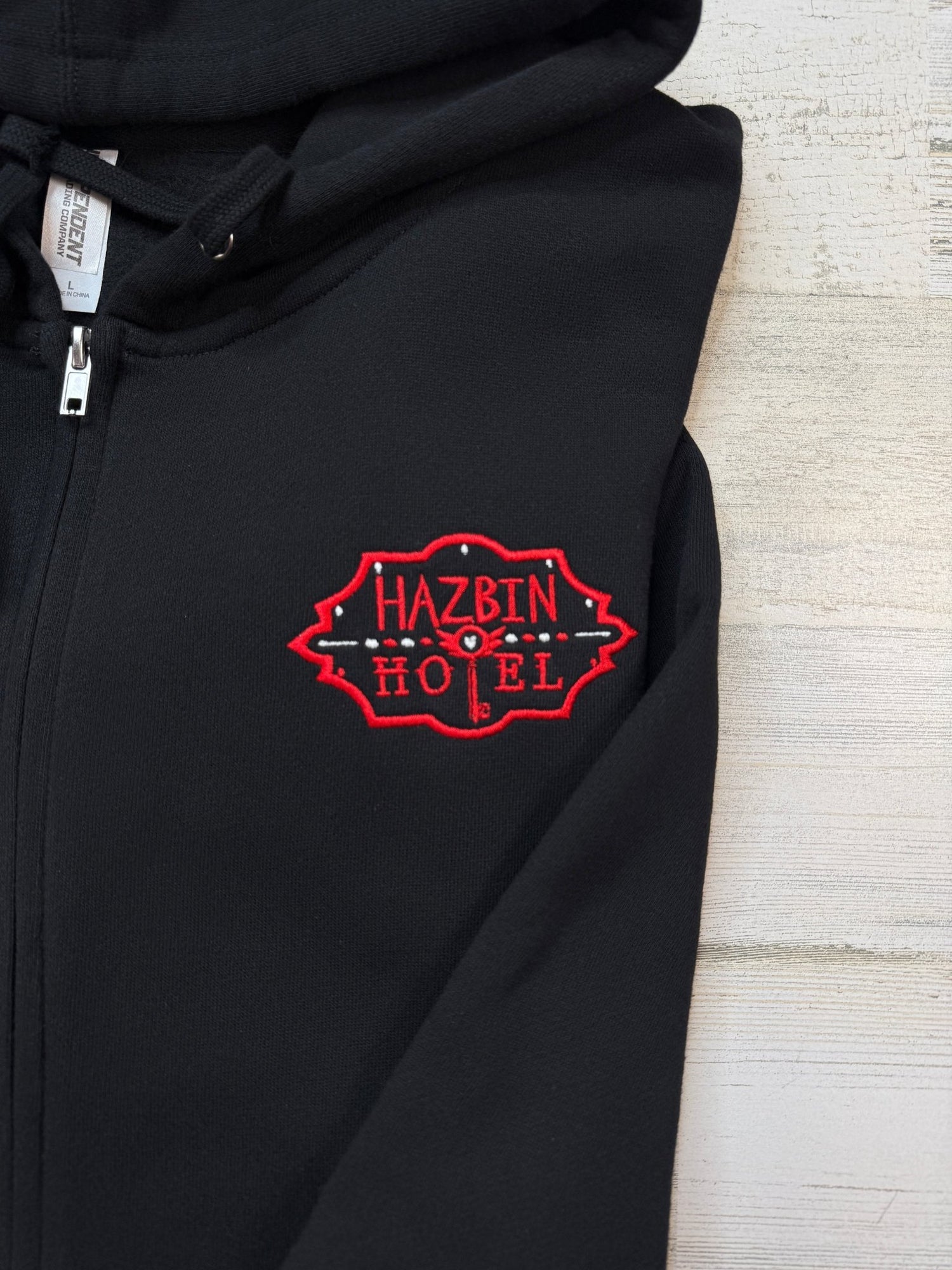 Alastor Embroidered Full - Zip Sweatshirt - DefiantThreads
