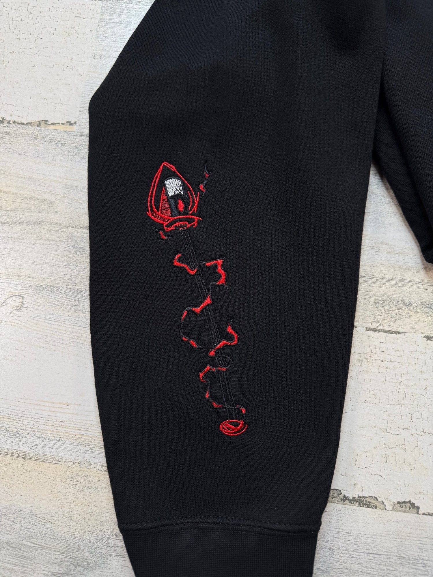 Alastor Embroidered Full - Zip Sweatshirt - DefiantThreads