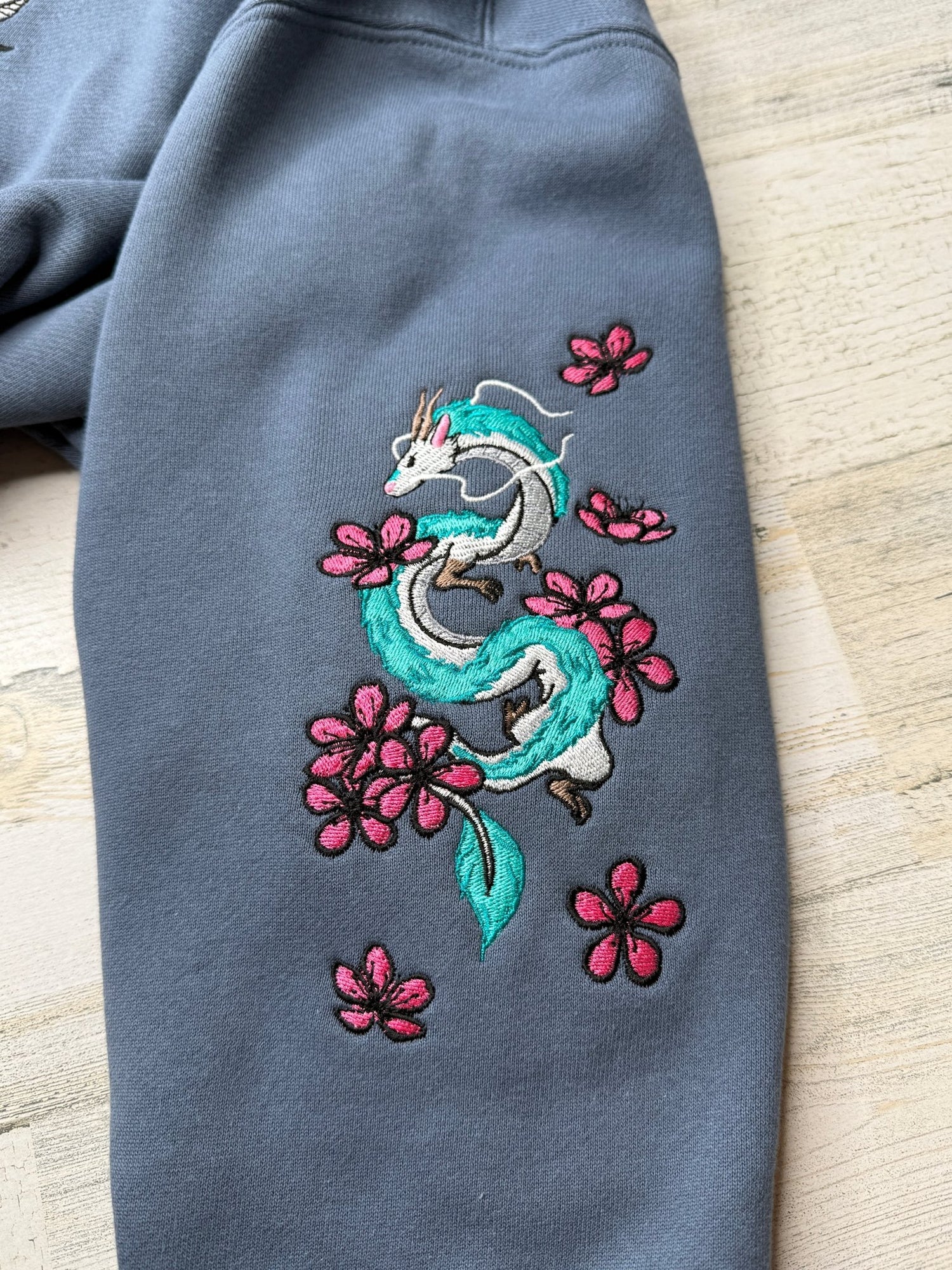 Floral Masked Spirit Embroidered Hooded Sweatshirt - DefiantThreads