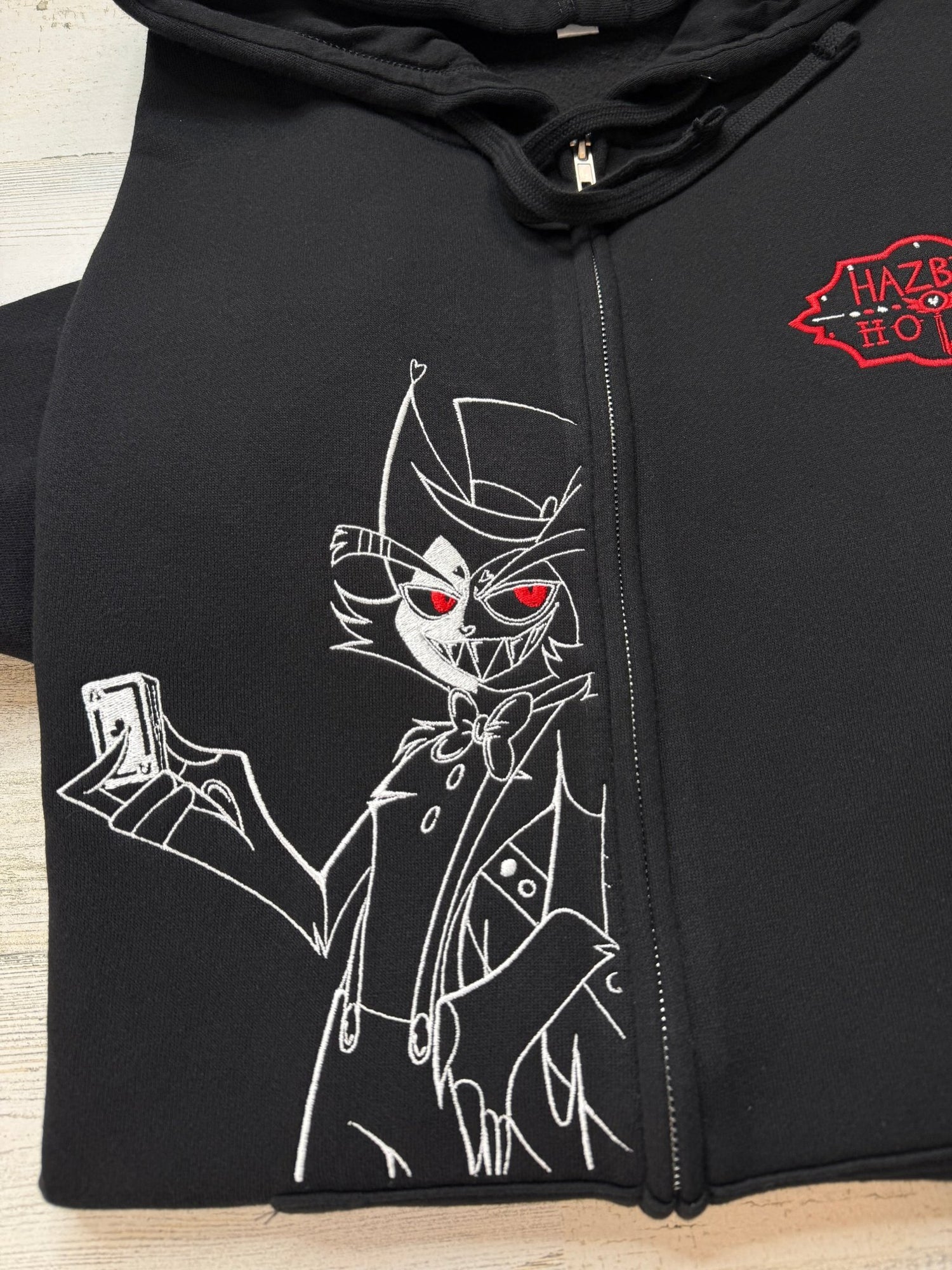 Husk Embroidered Full - Zip Sweatshirt - DefiantThreads