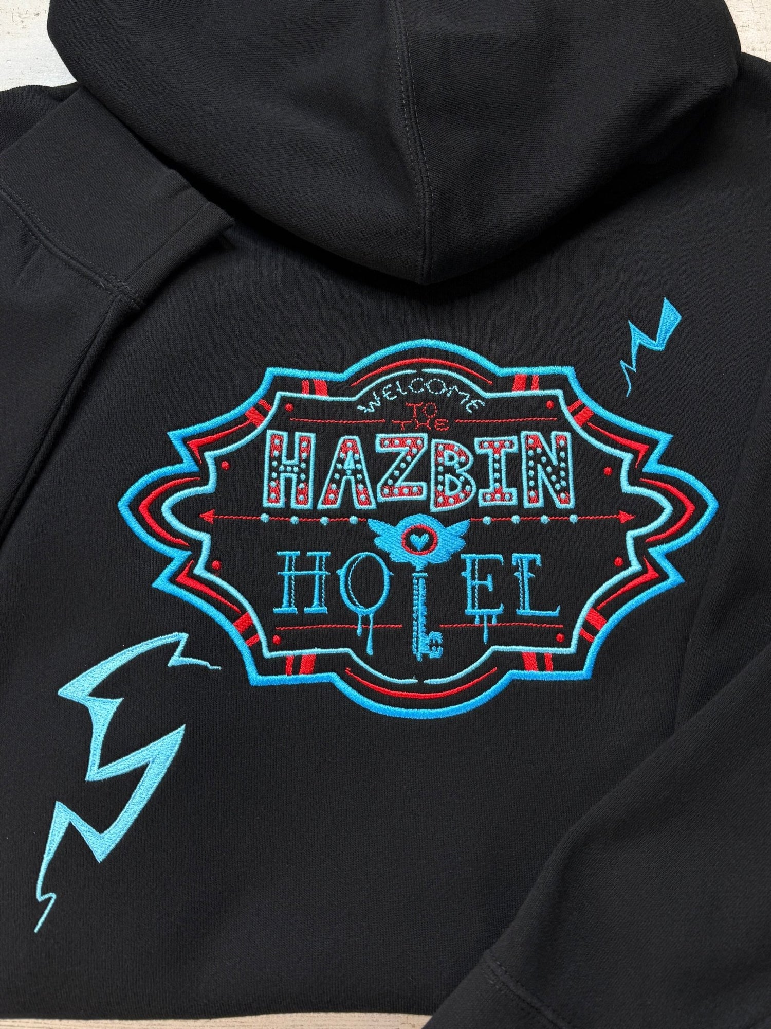Trust Us Embroidered Full - Zip Sweatshirt - DefiantThreads