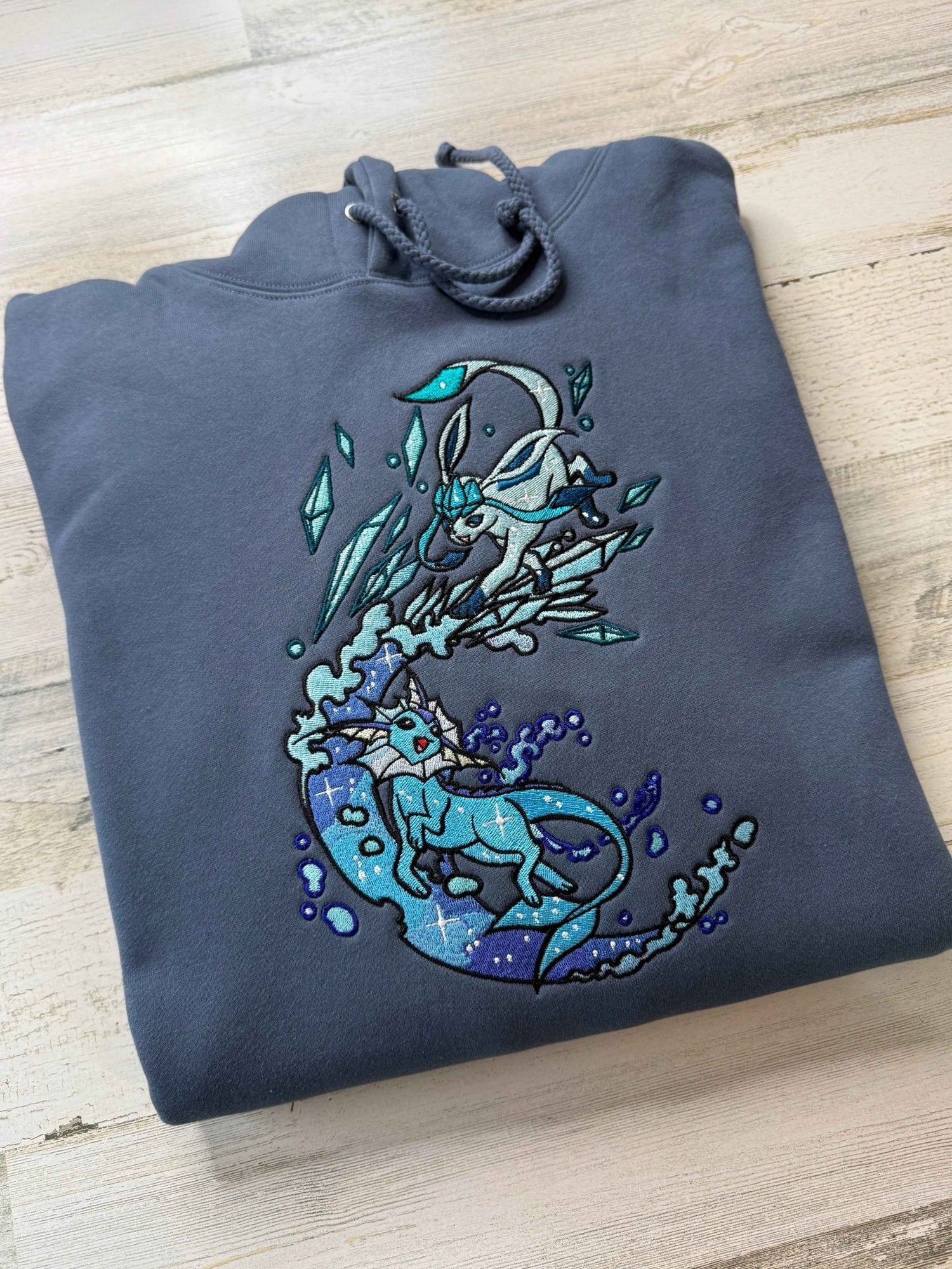 Glac/Vap Pocket Monsters Embroidered Sweatshirt - DefiantThreads