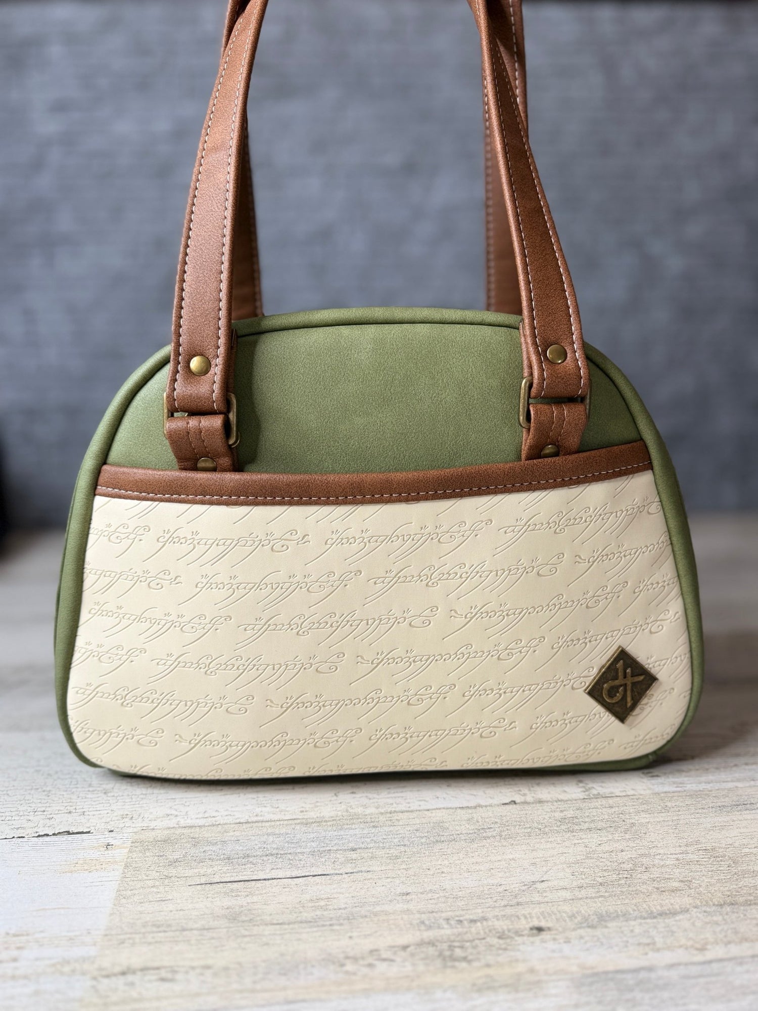 Elvish Script Bowler Bag - DefiantThreads