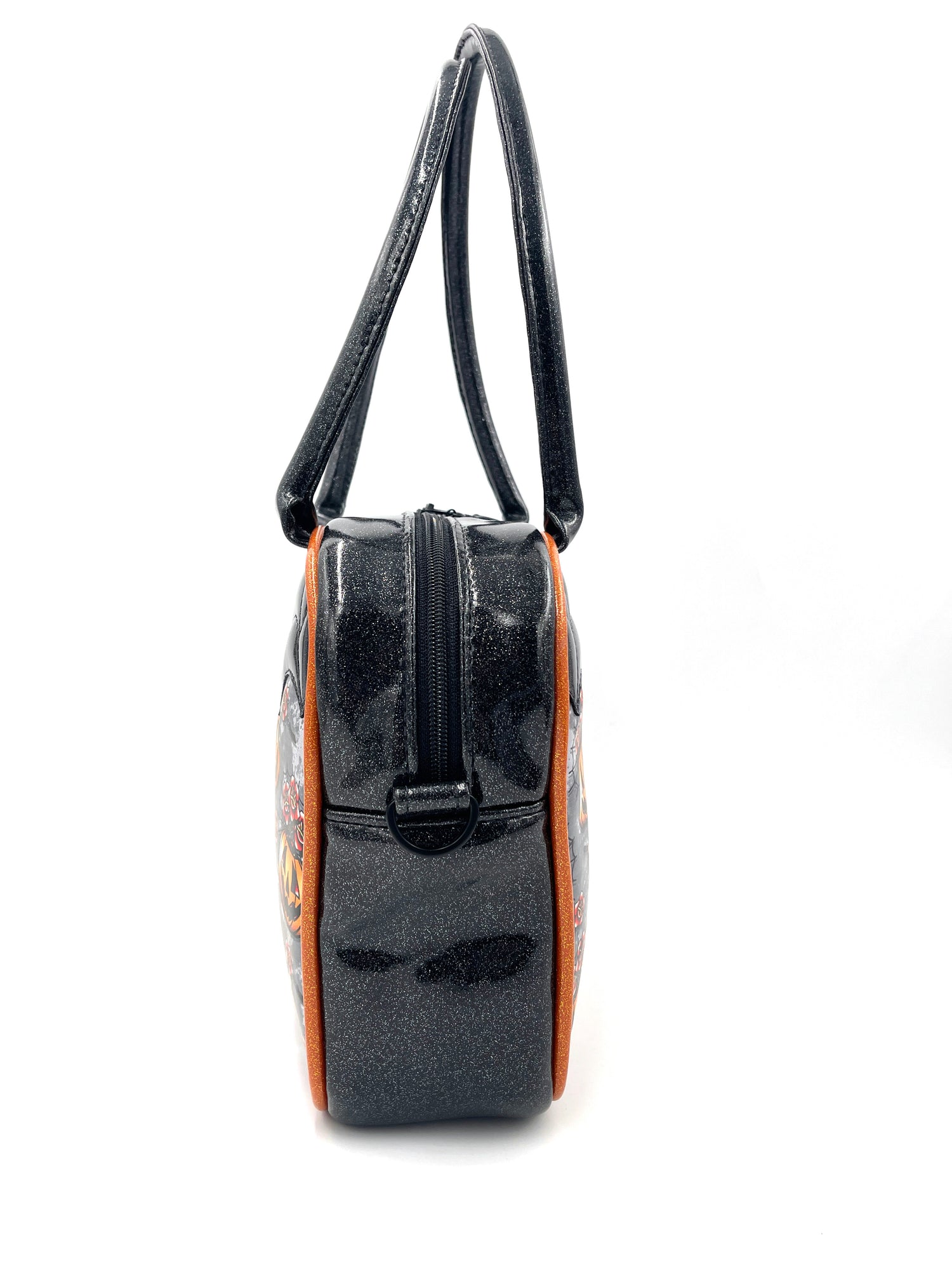 Floral Pumpkin Bowler Bag