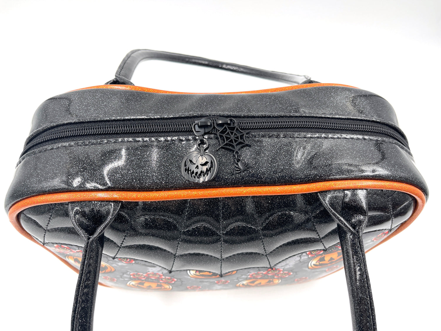 Floral Pumpkin Bowler Bag