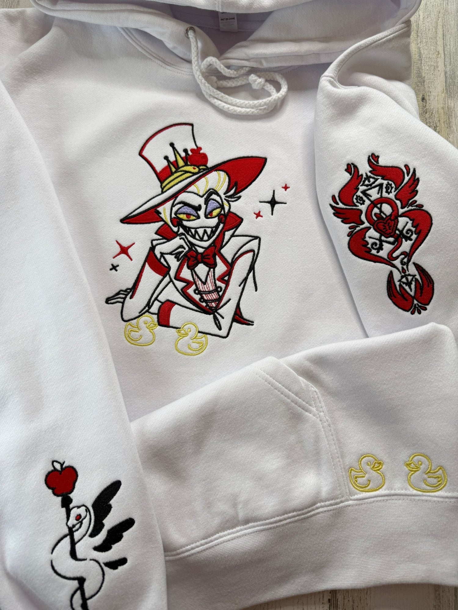 Lucifer and Ducks Embroidered Sweatshirt - DefiantThreads