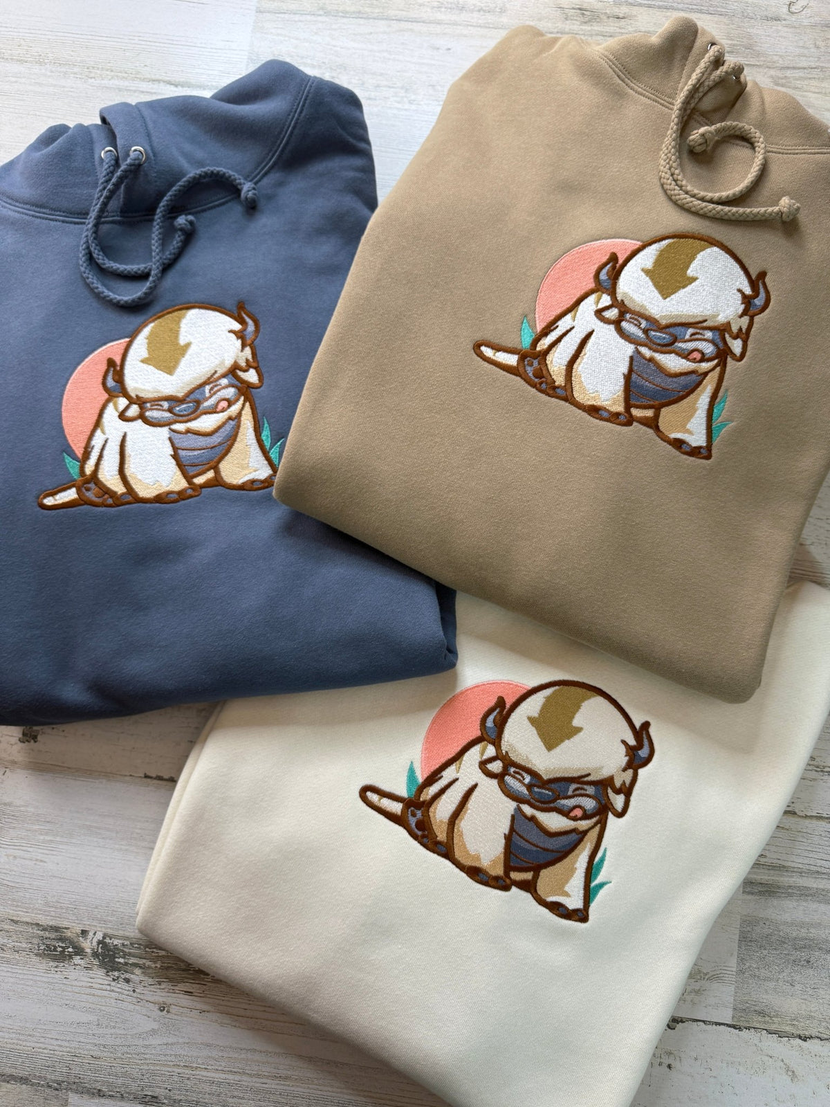 Sky Bison Embroidered Sweatshirt - DefiantThreads