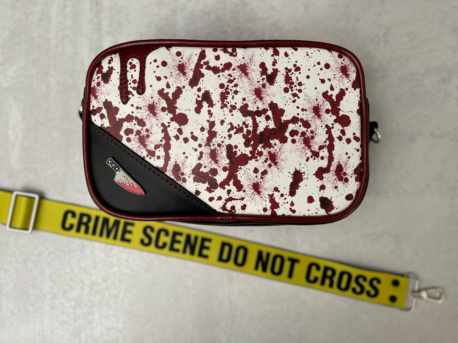 Blood Splatter Crossbody Bag/Sling Bag - DefiantThreads