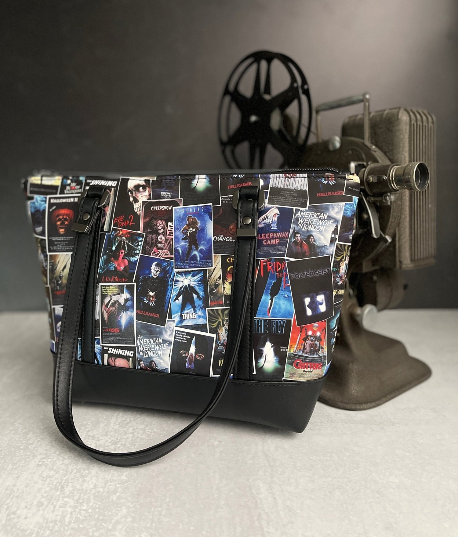 80's Horror Movie Posters Handbag - DefiantThreads