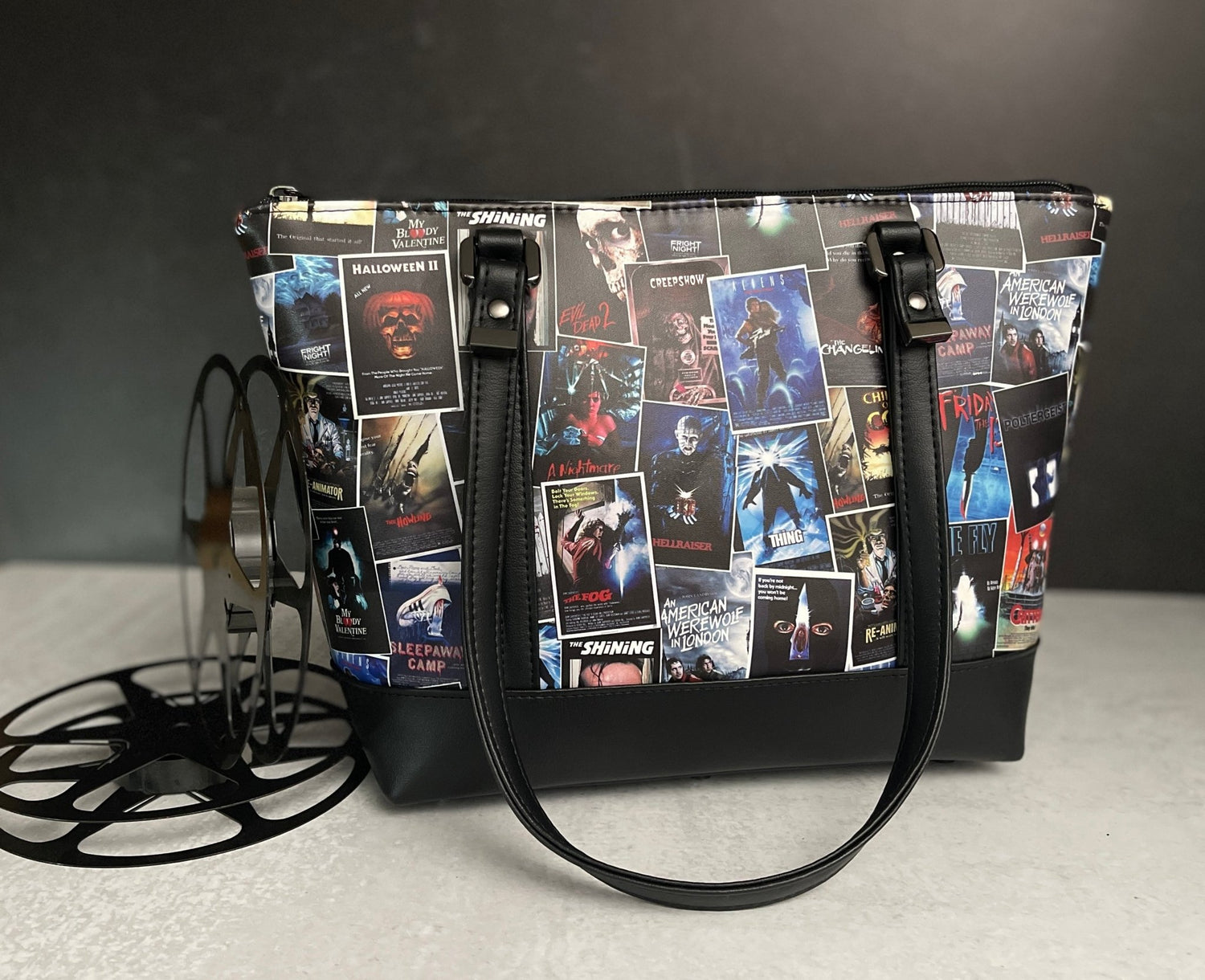 80's Horror Movie Posters Handbag - DefiantThreads