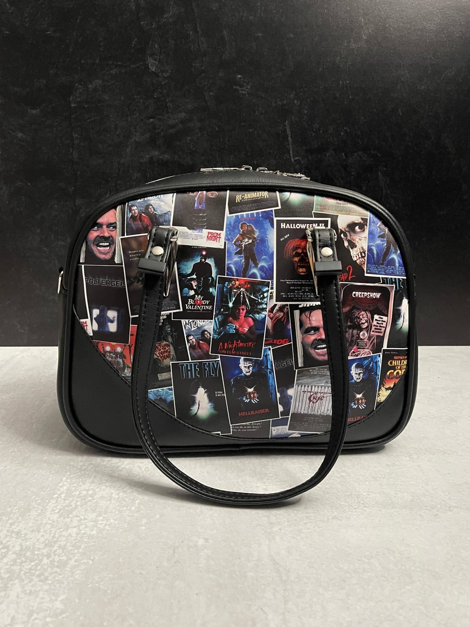 80s Horror Posters Bowler Bag - DefiantThreads