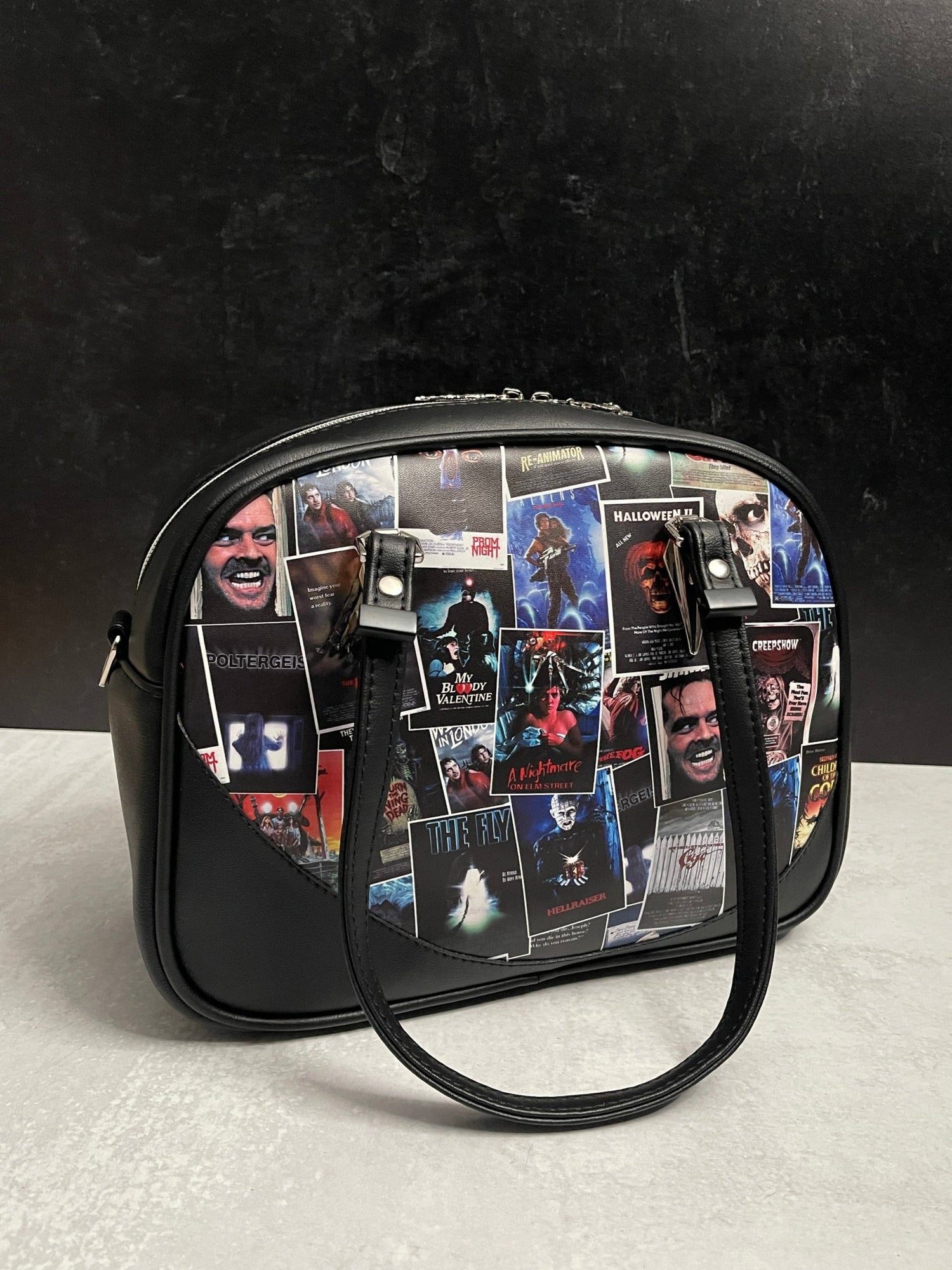 80s Horror Posters Bowler Bag - DefiantThreads