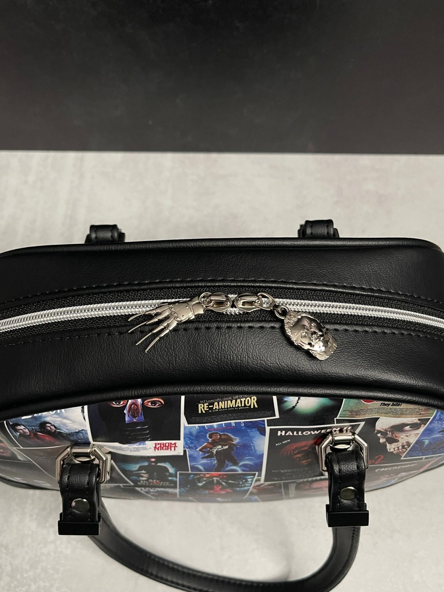 80s Horror Posters Bowler Bag - DefiantThreads