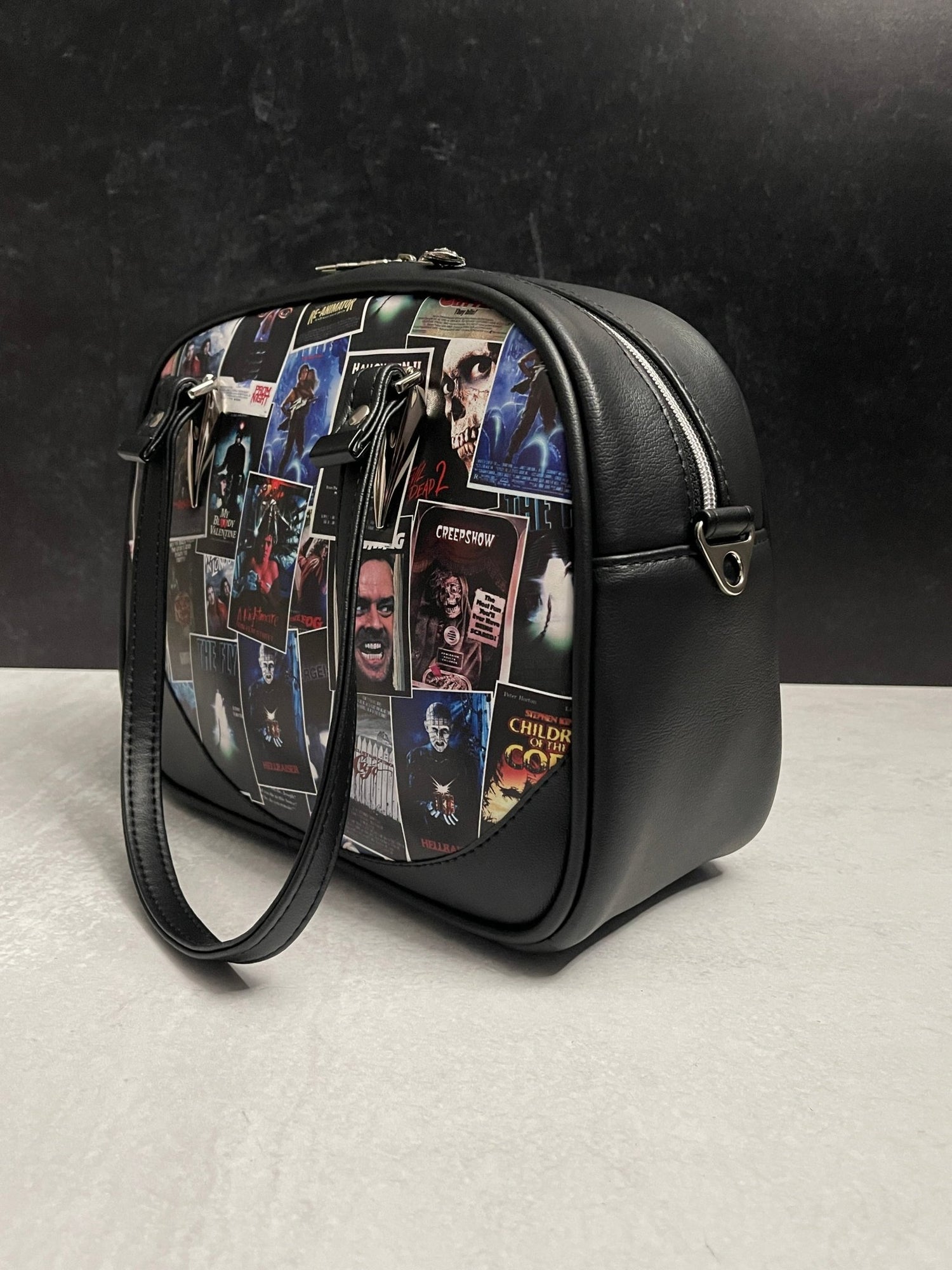 80s Horror Posters Bowler Bag - DefiantThreads