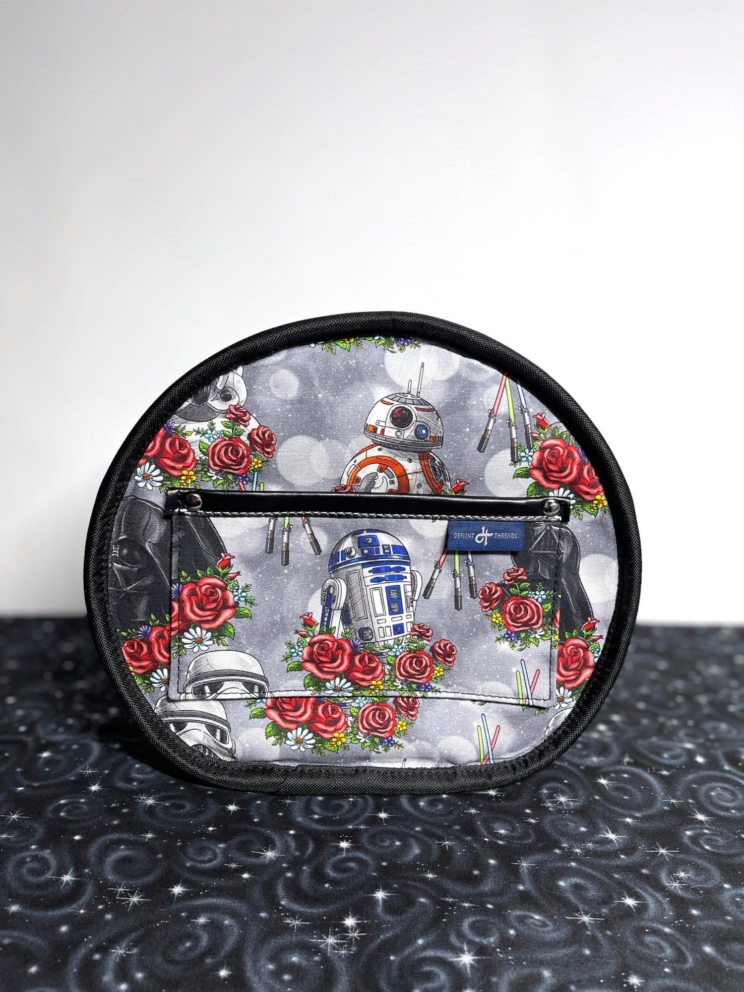 Rebel Pilot Glitter Bowler Bag - DefiantThreads