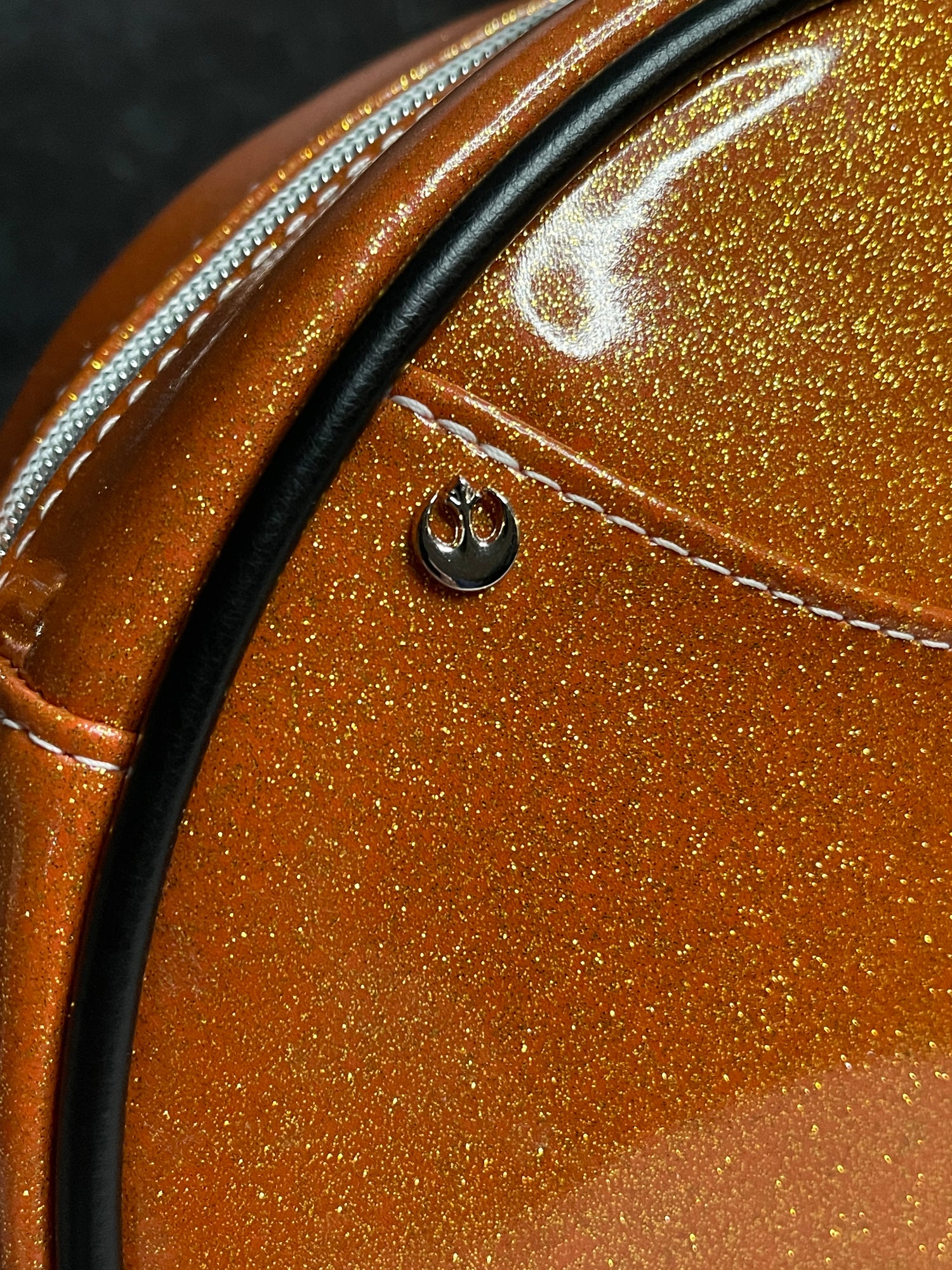 Rebel Pilot Glitter Bowler Bag