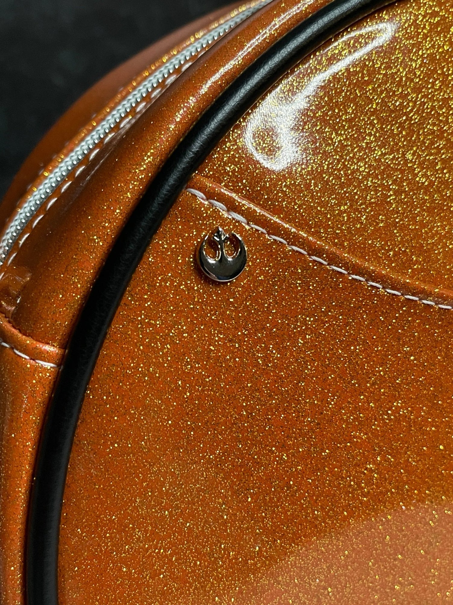 Rebel Pilot Glitter Bowler Bag - DefiantThreads
