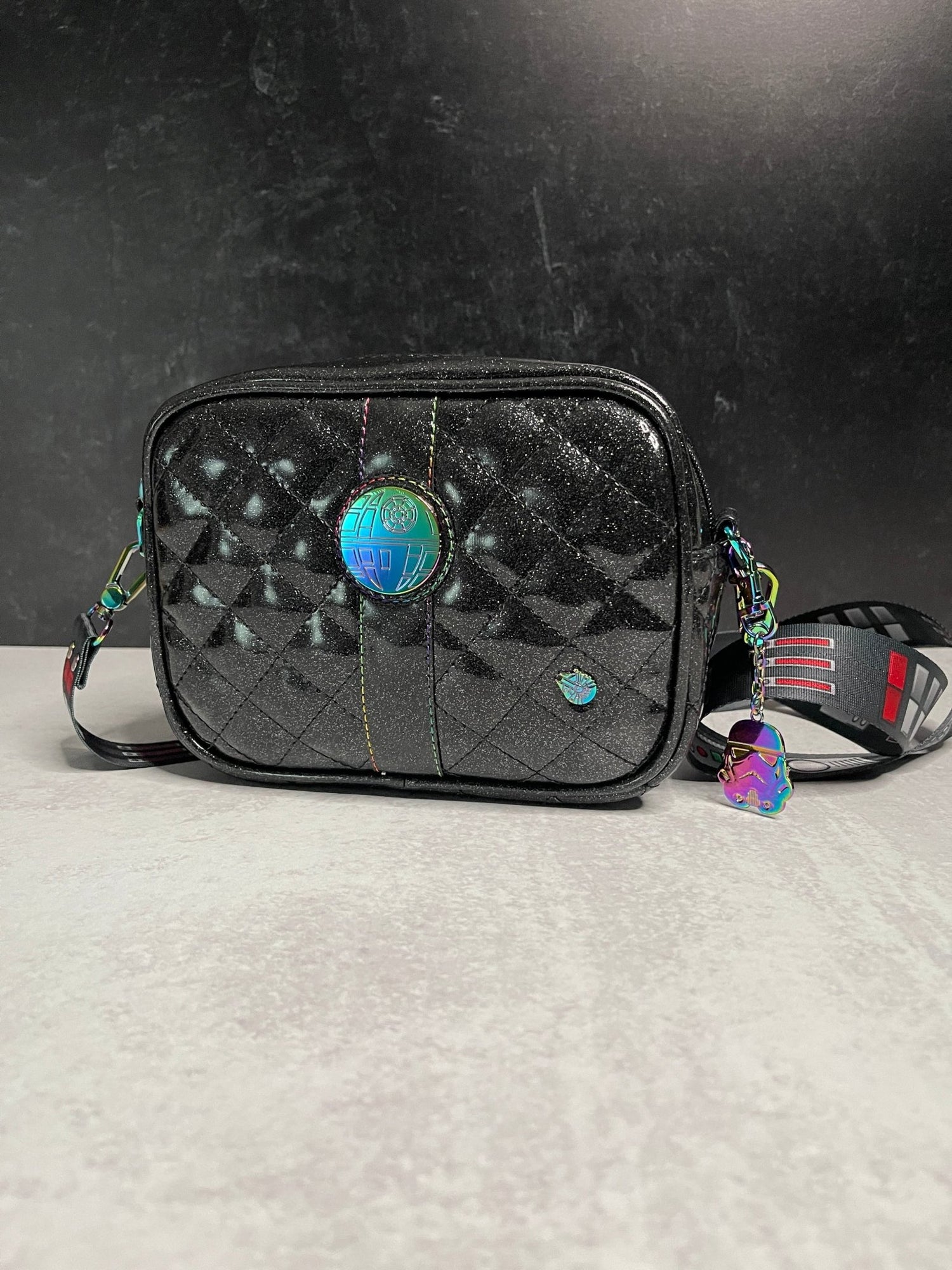 That's No Moon Glitter Crossbody - DefiantThreads