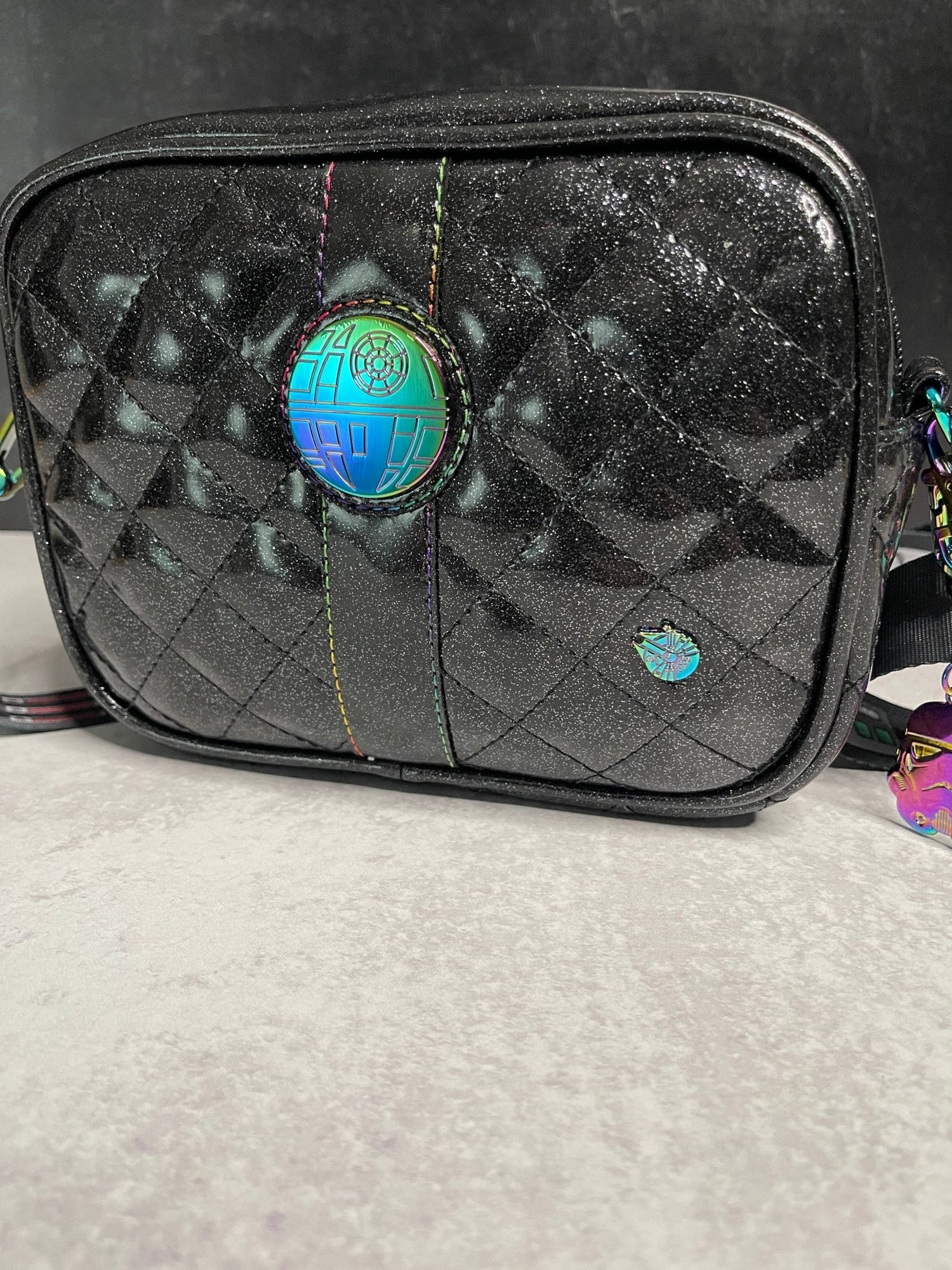 That's No Moon Glitter Crossbody - DefiantThreads