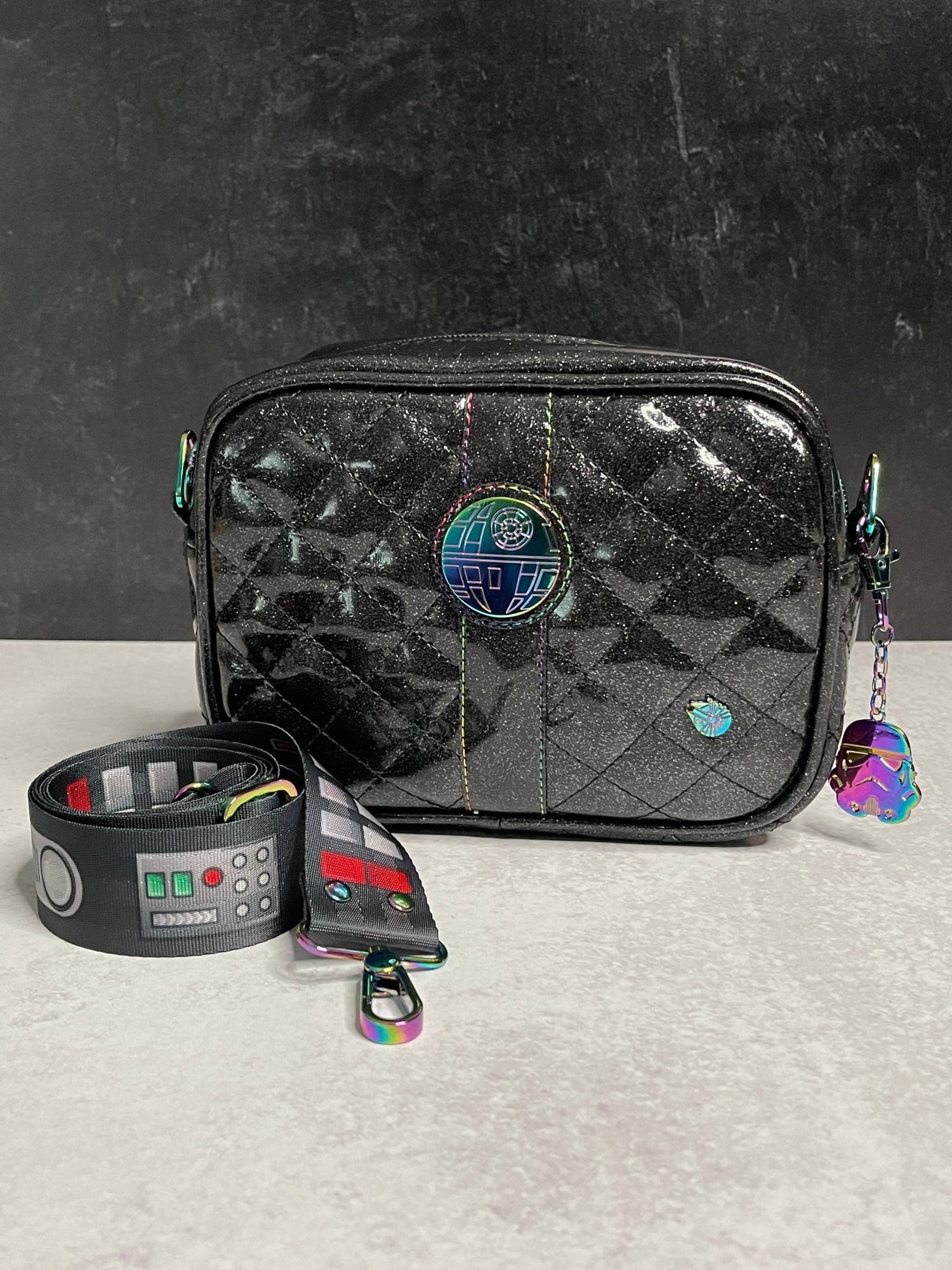That's No Moon Glitter Crossbody - DefiantThreads