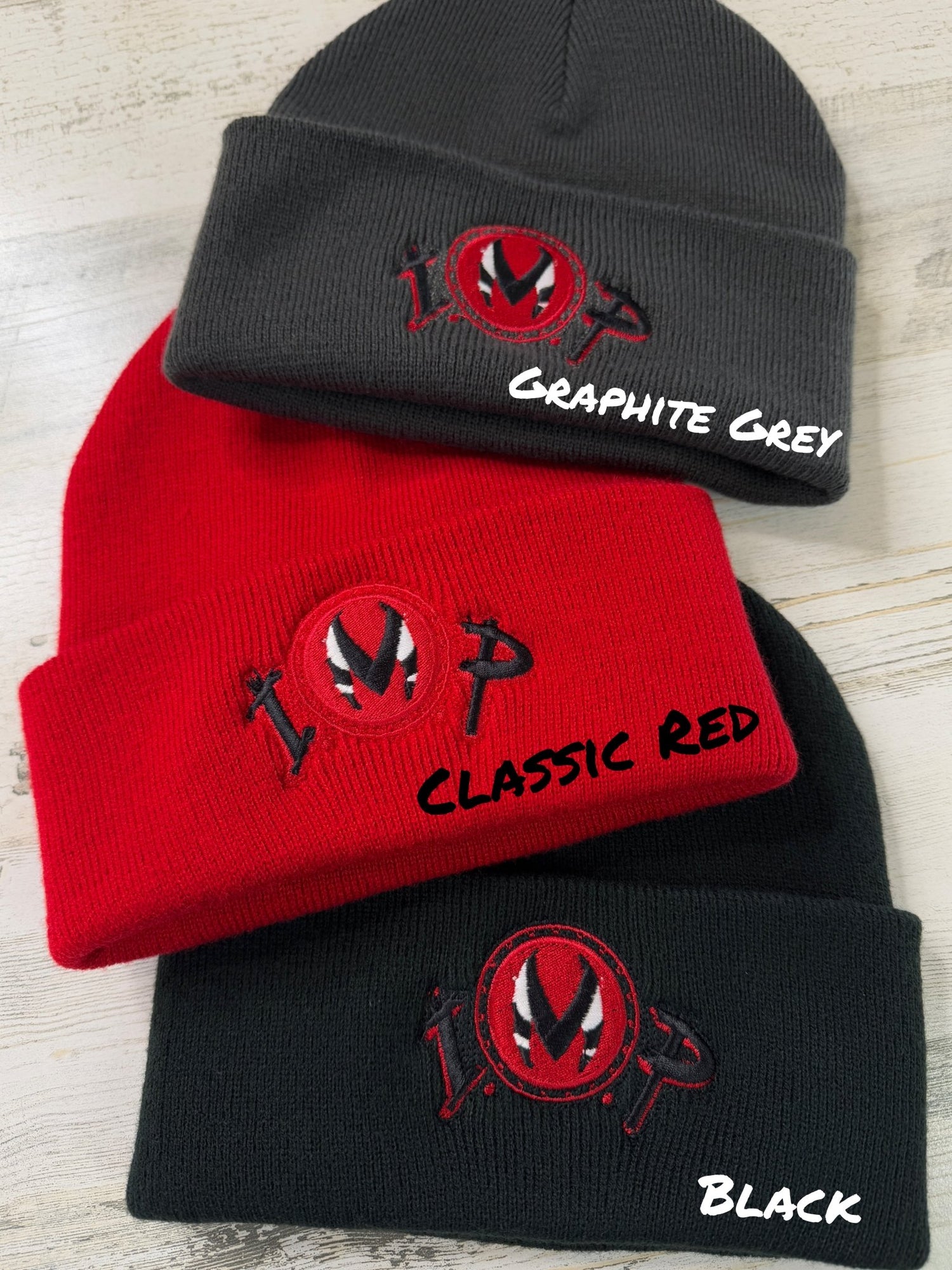 IMP Embroidered Beanie - DefiantThreads